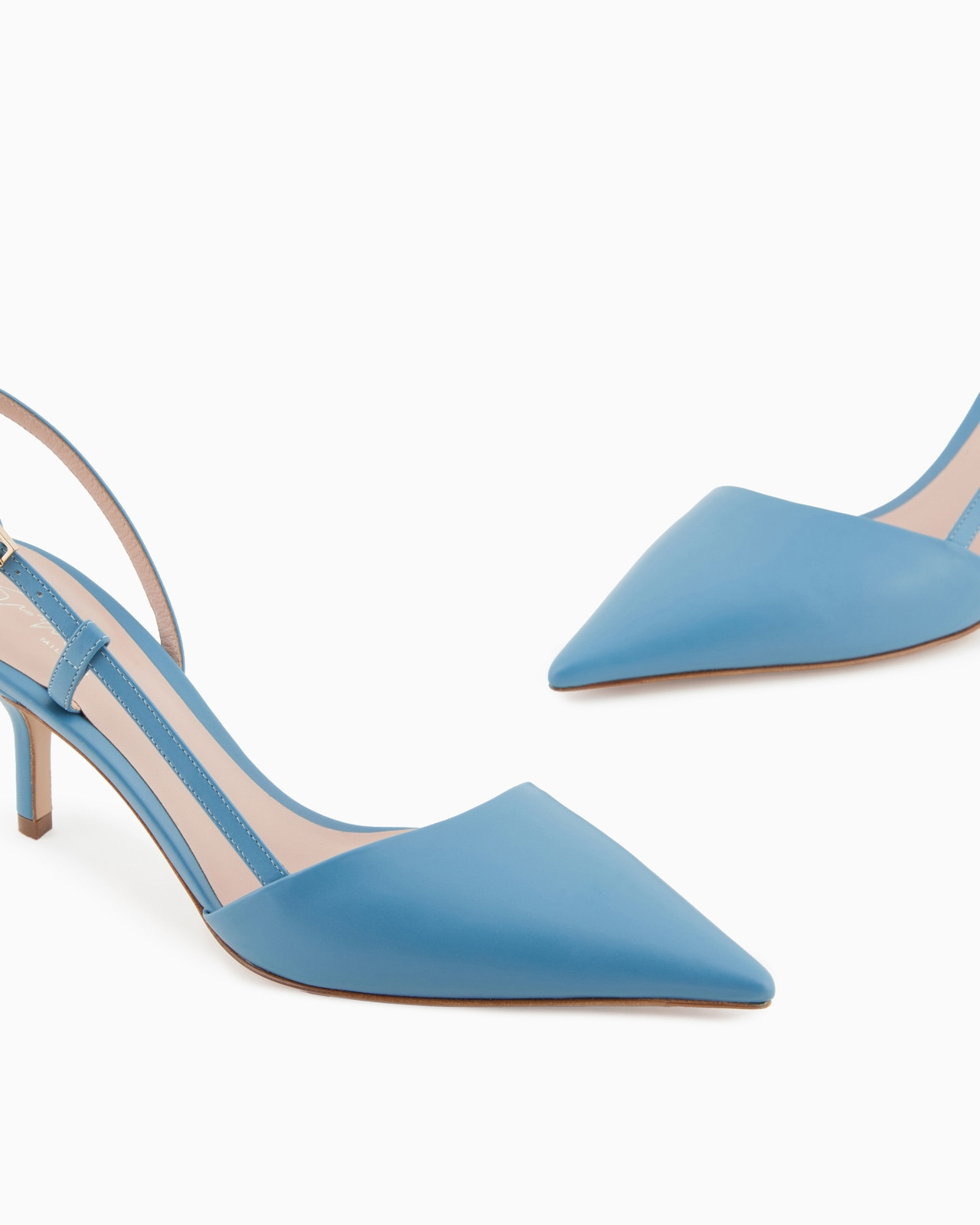 Leather slingbacks - 5