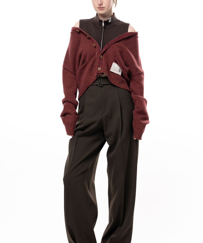 Shifted Layer Knit Cardigan 7