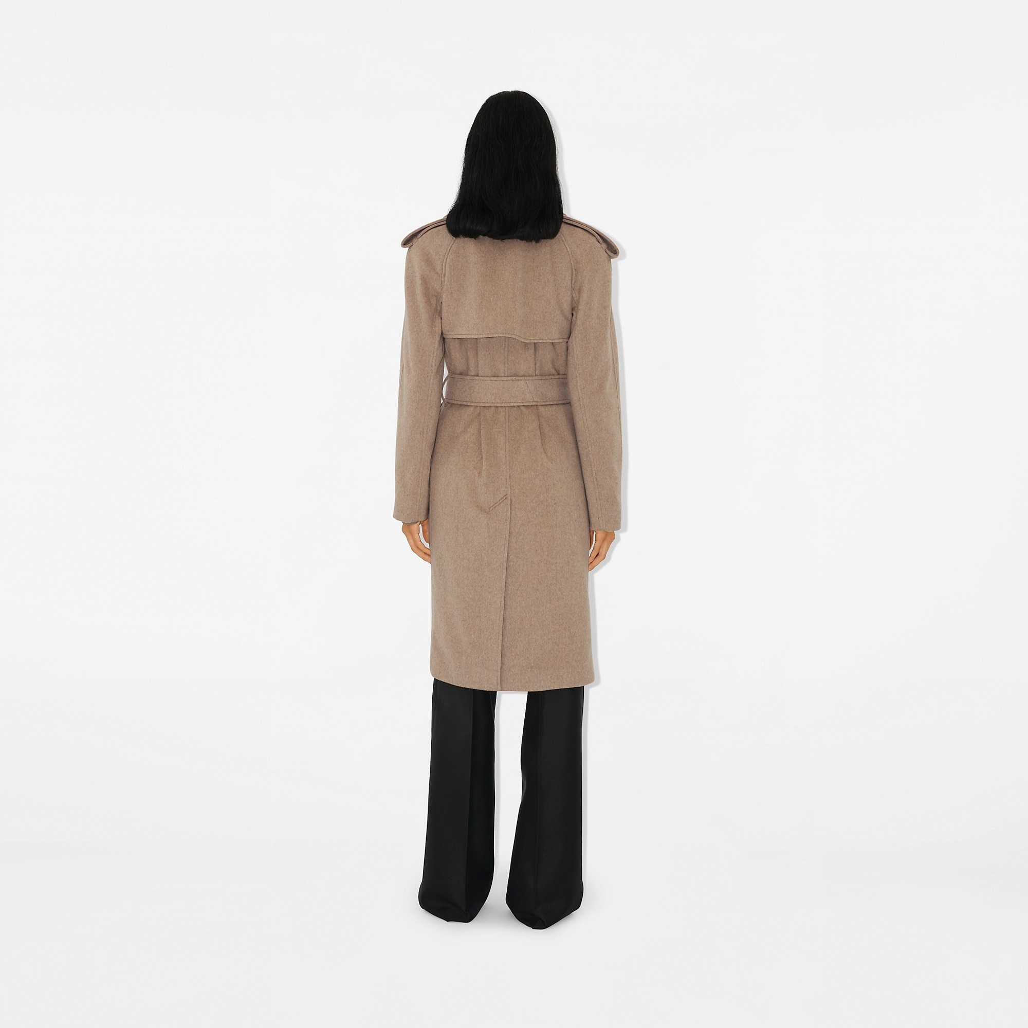 Cashmere Wrap Coat - 4