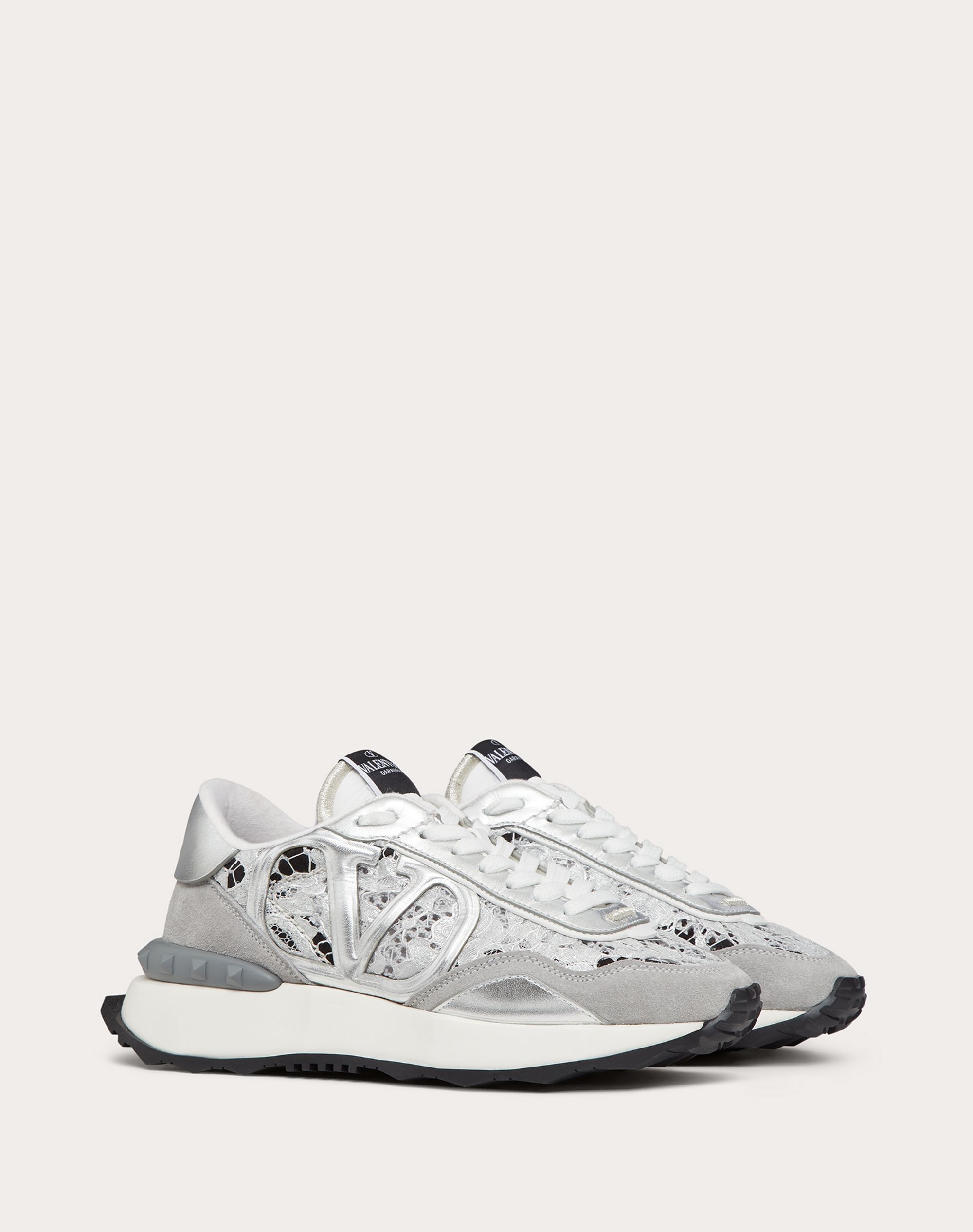 LACE AND MESH LACERUNNER SNEAKER - 2