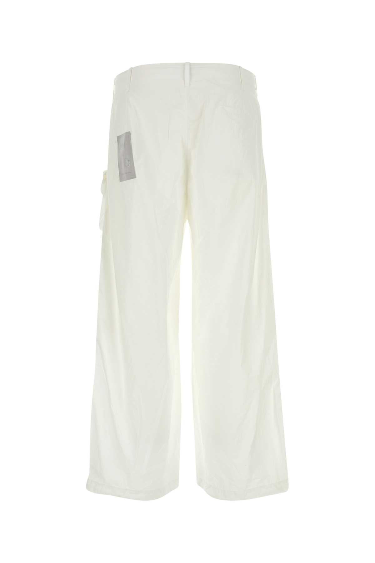 Ten C Men White Nylon Cargo Pant - 2