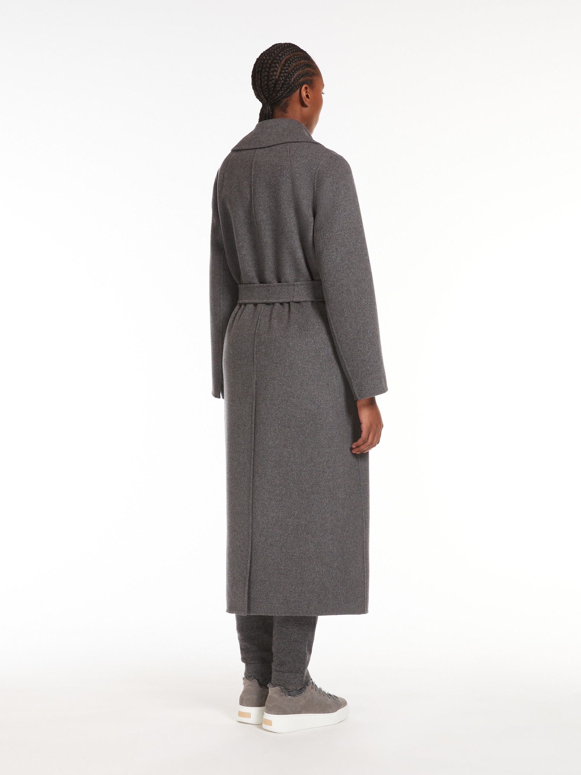 POLDO Wool coat with belt - 4