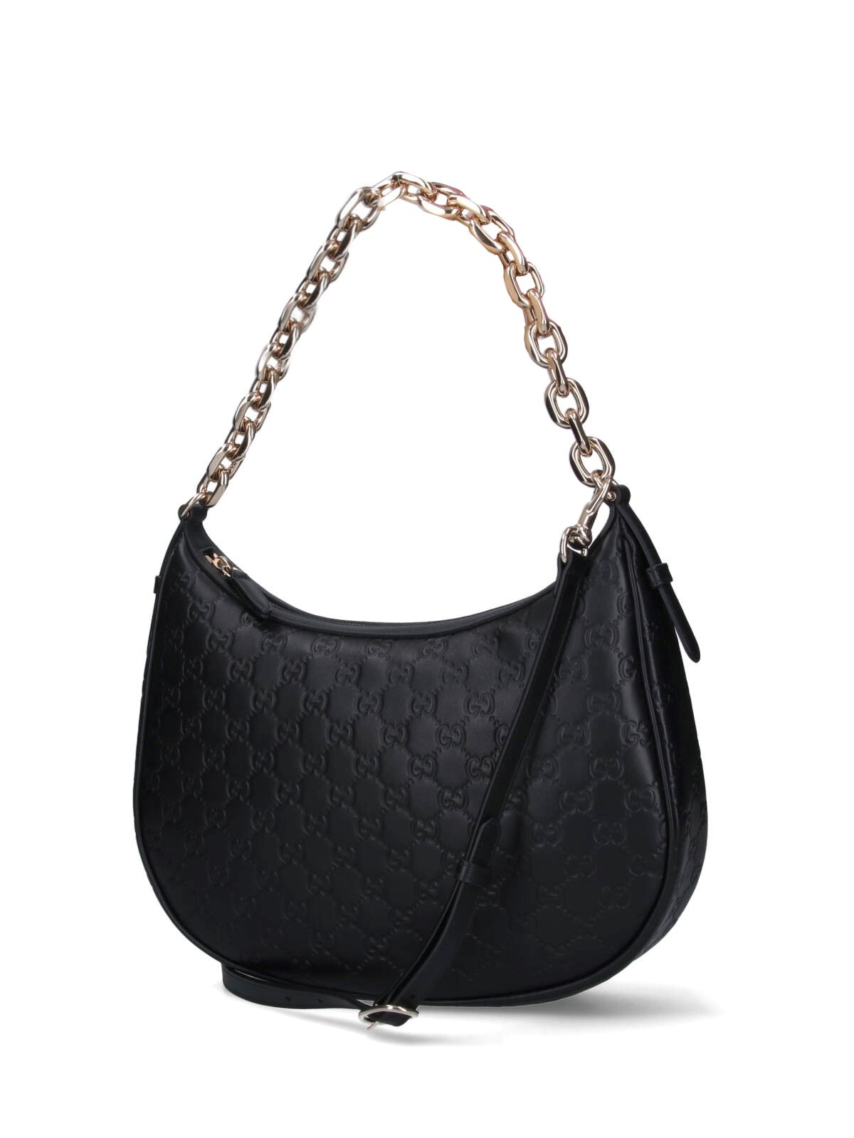 'GG EMBLEM' LARGE SHOULDER BAG - 2
