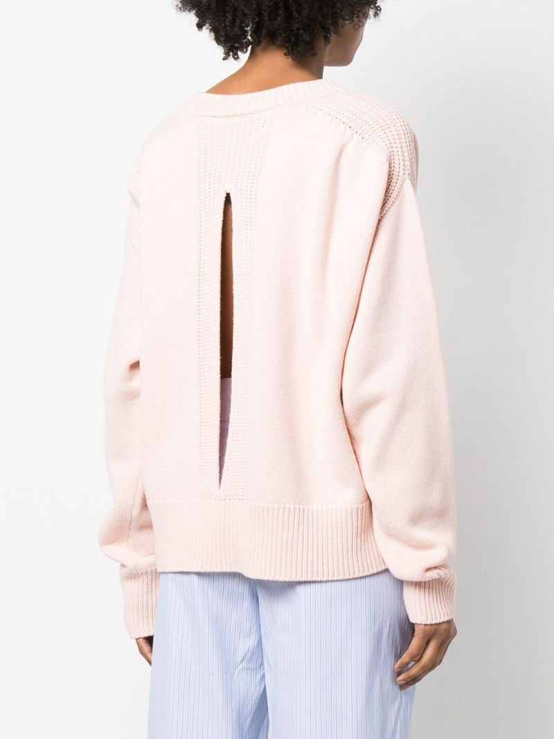 cut-out detail cashmere jumper 4