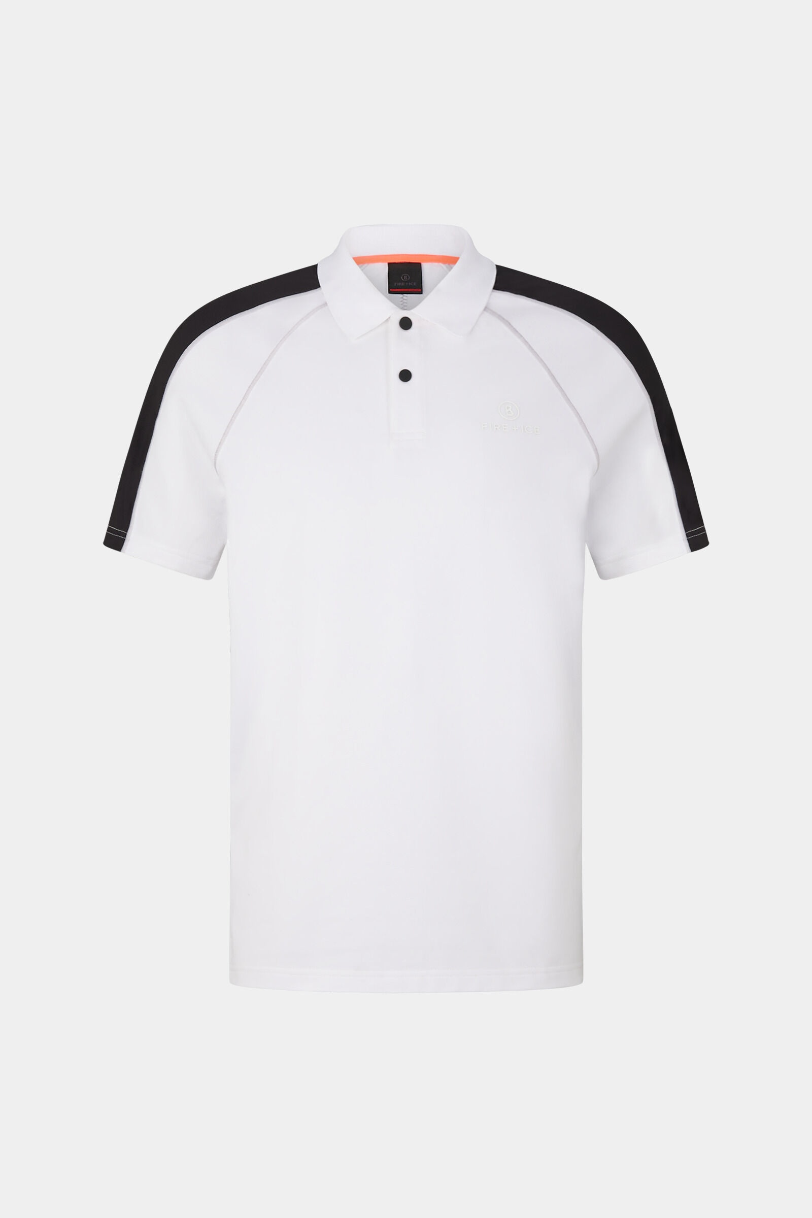 Molar Functional polo shirt in White/Black - 1