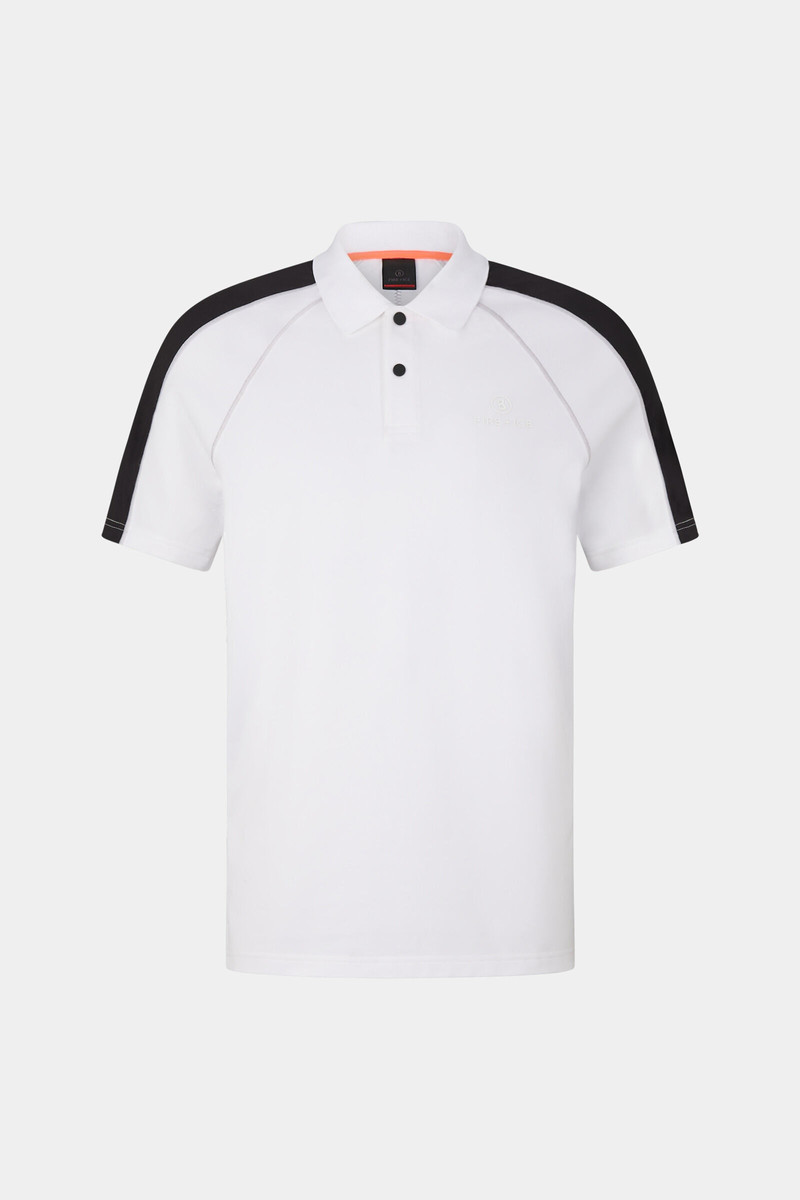 Molar Functional polo shirt in White/Black 1