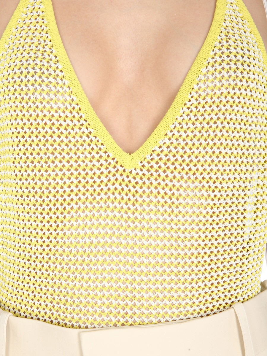 Bottega Veneta Women V-Neck Bodycon - 3