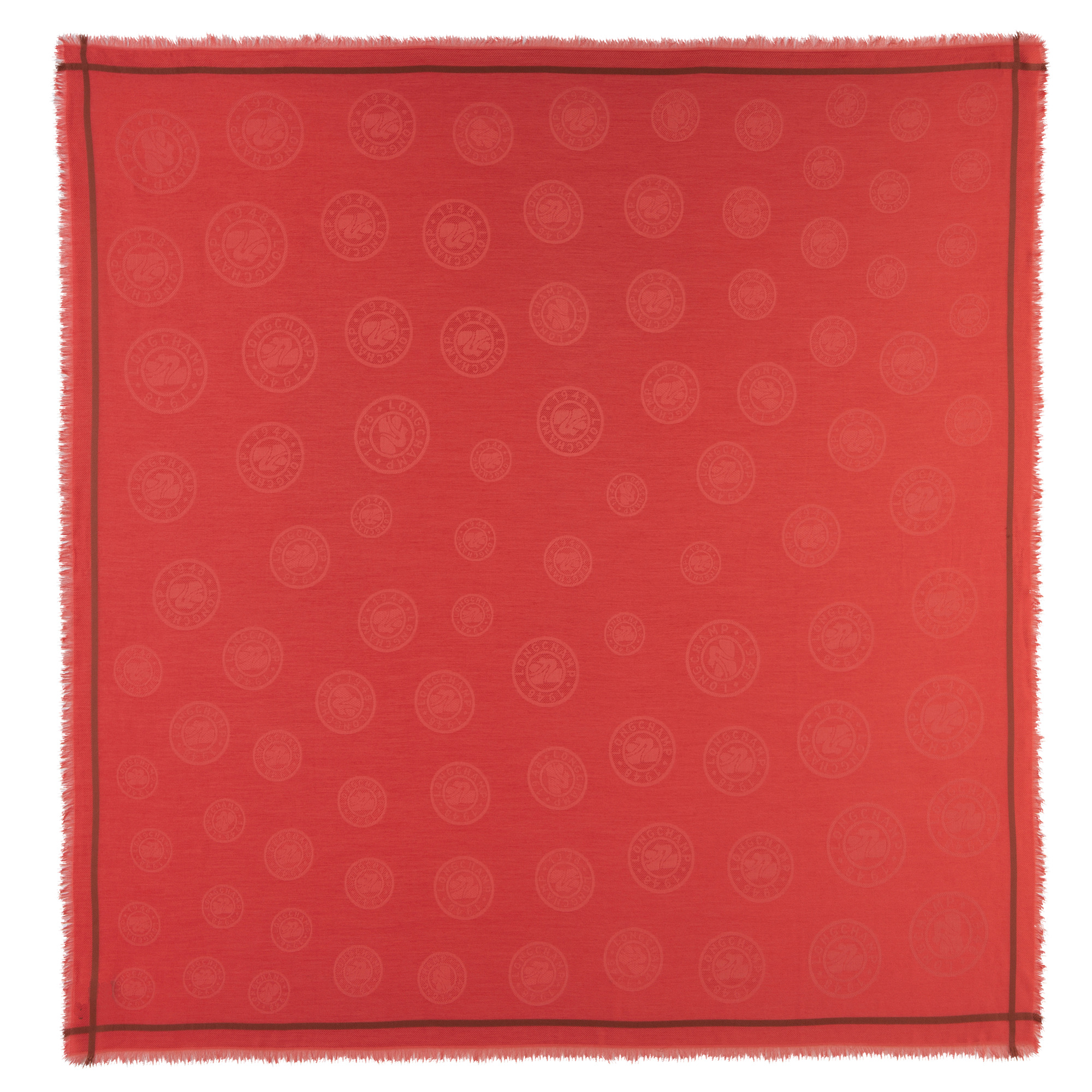 La Médaille Longchamp Shawl Tomato - OTHER - 1