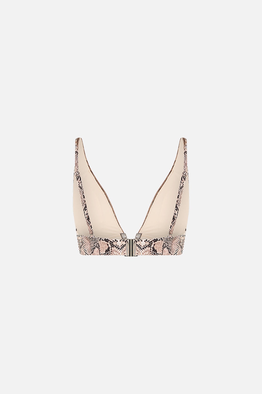 V NECK HARDWARE BRA - 6