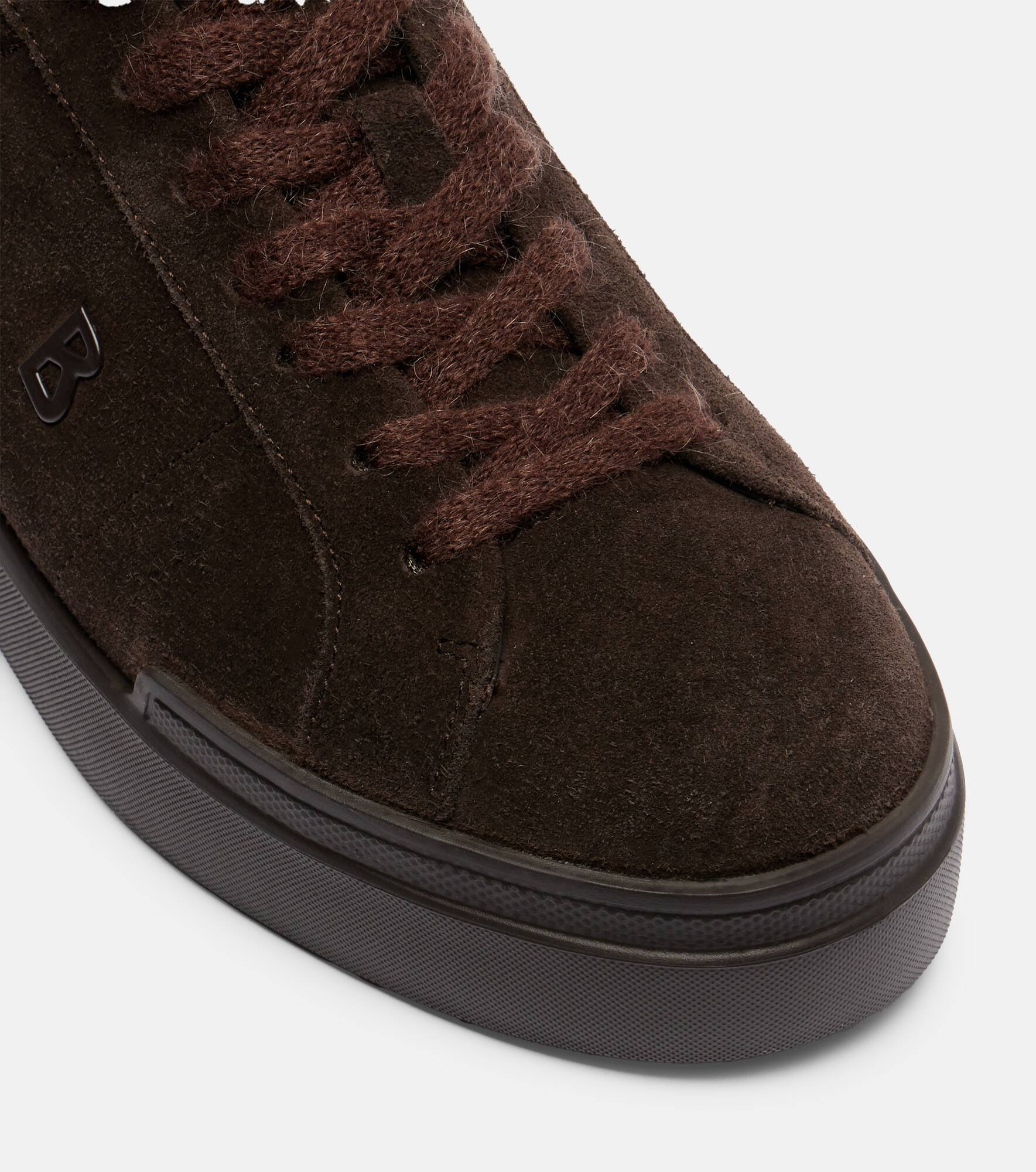 Hollywood 32 shearling-lined suede sneakers - 5