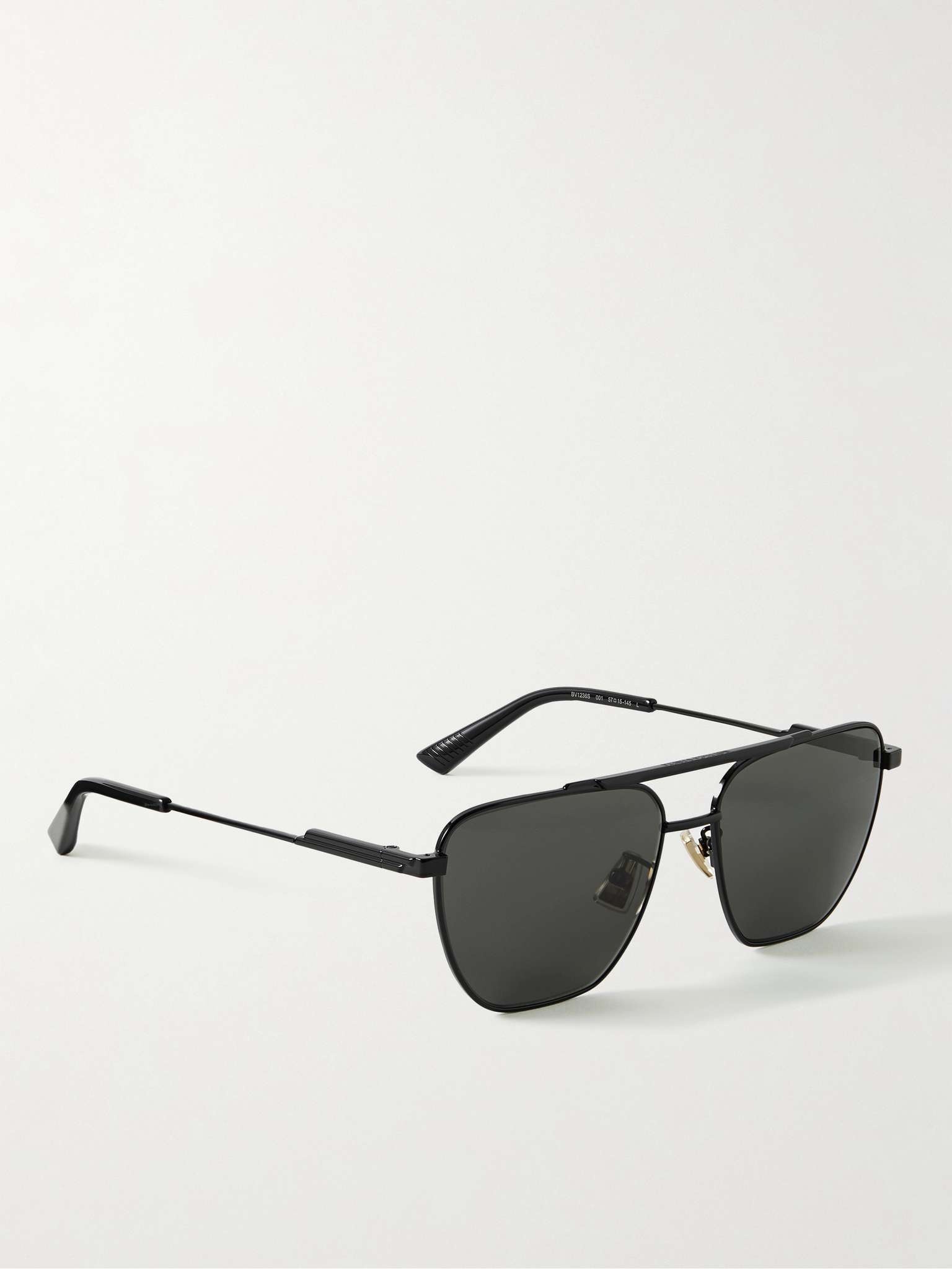 Aviator-Style Metal Sunglasses - 3