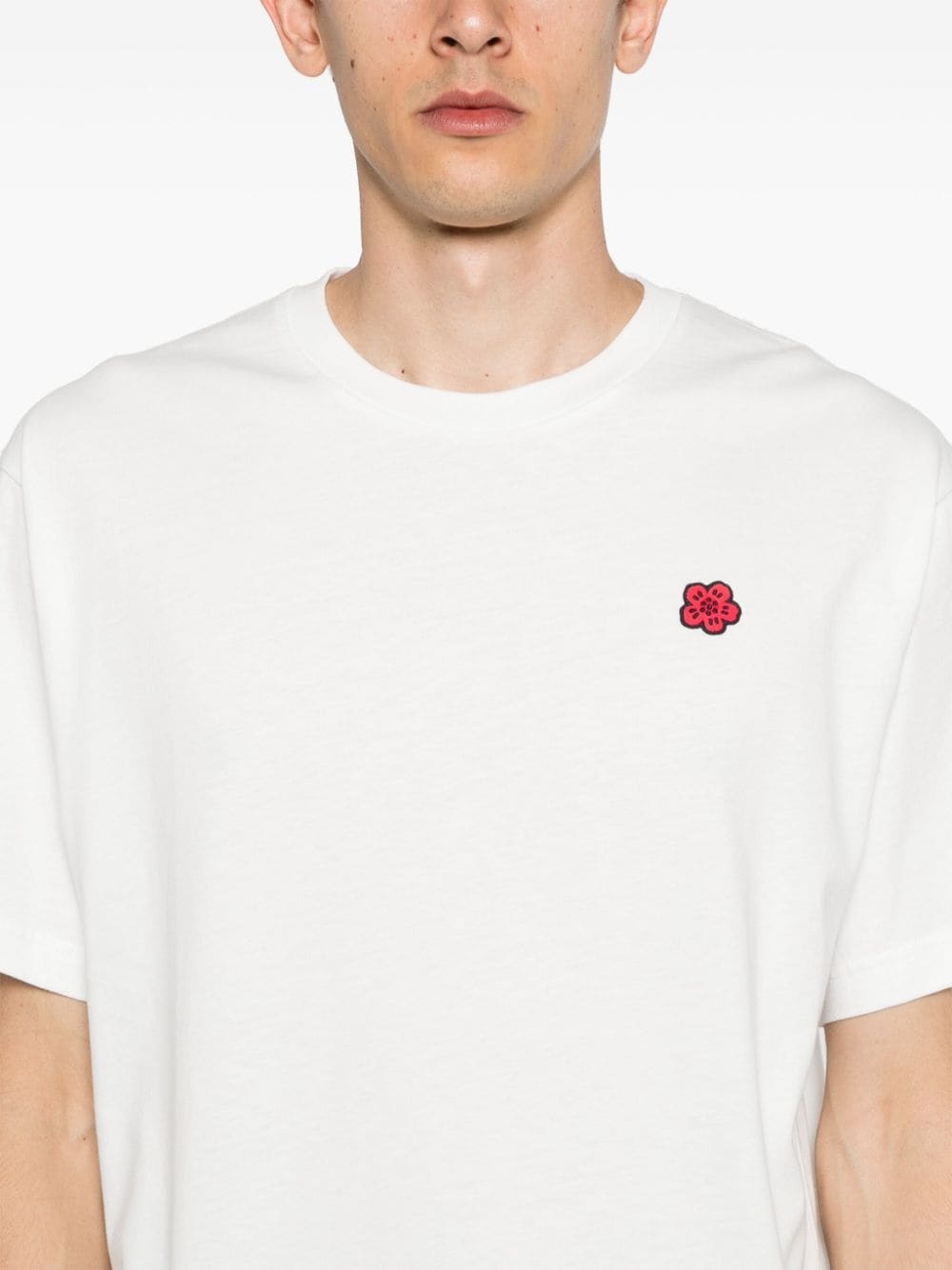 Tシャツ・カットソー KENZO White Cotton T-Shirt KENZO Kenzo T-shirt White Man | dipierrobrandstore | REVERSIBLE