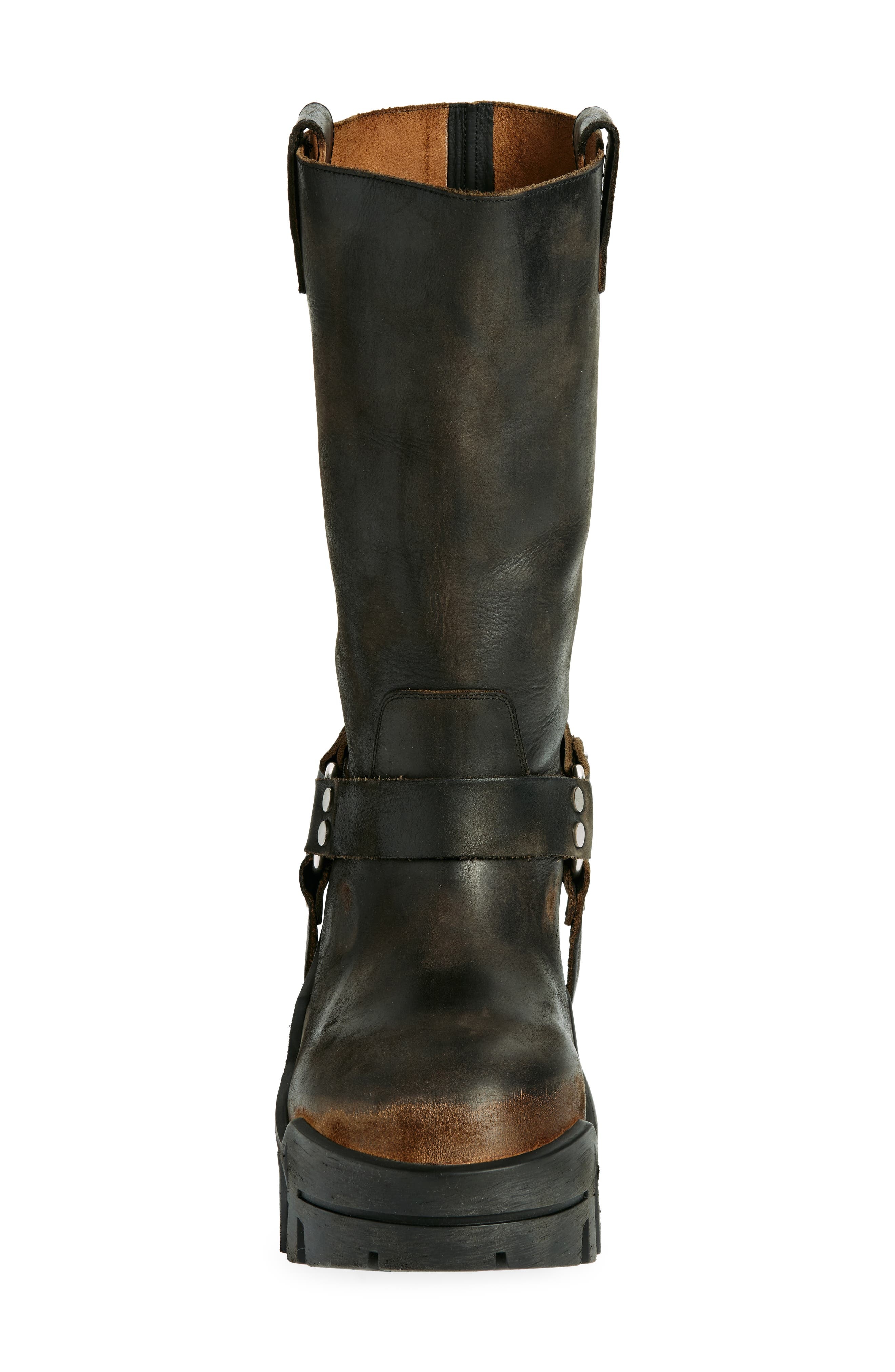 Balenciaga Bulldozer Harness Boot in 1021 Faded Black at Nordstrom - 4