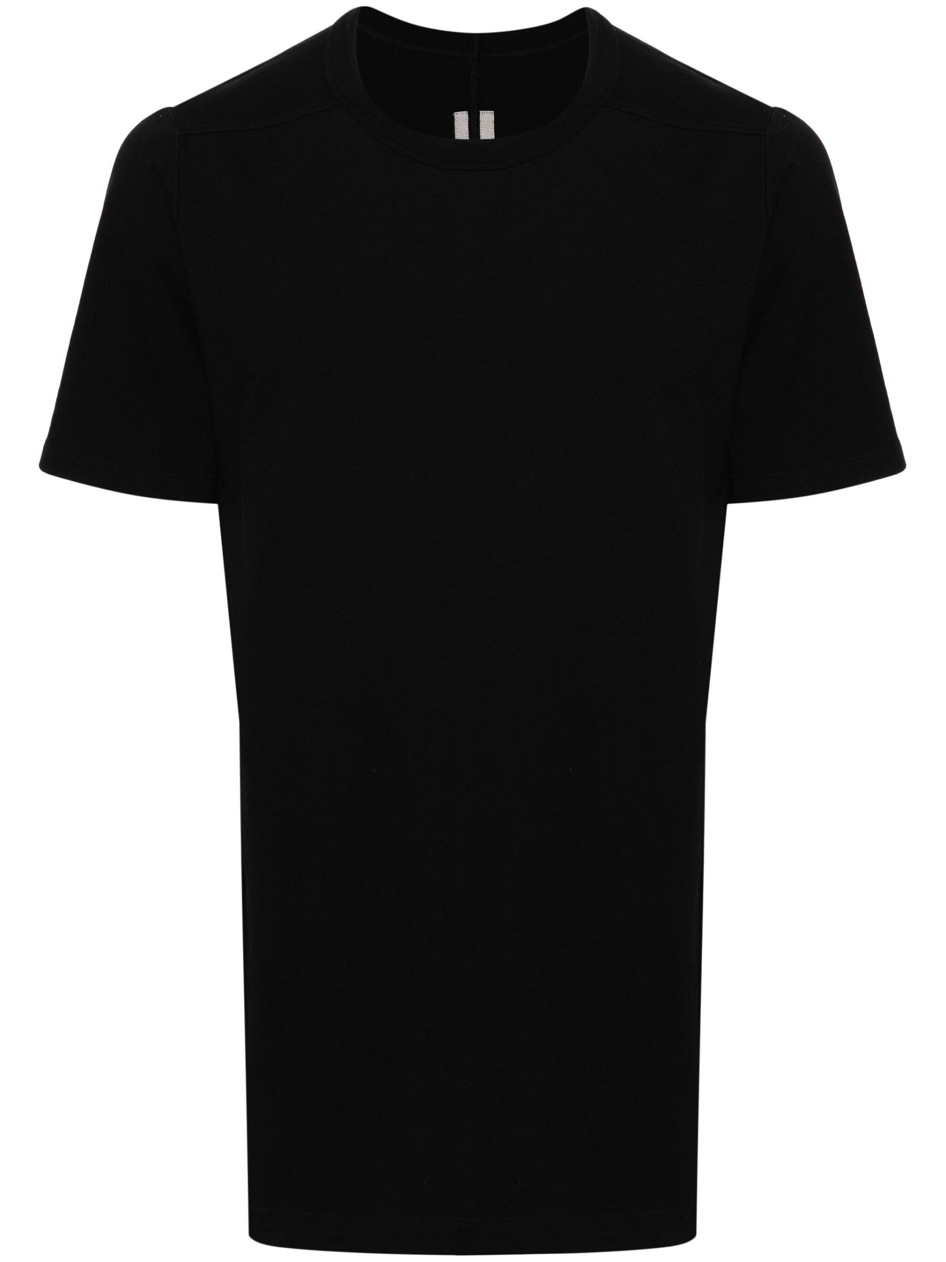 Black Crew Neck Organic Cotton T-Shirt - 1