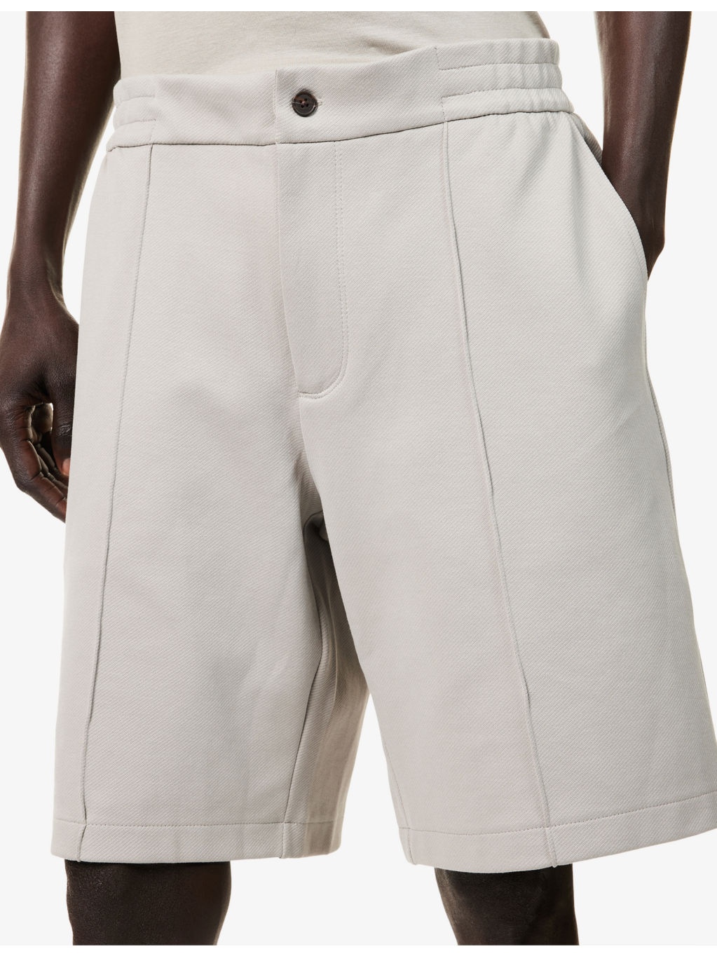 Ribbed Regular-Fit Stretch-Cotton Blend Shorts - 5