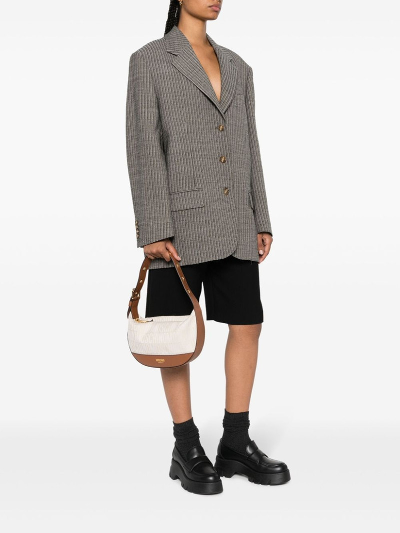 Moschino logo-jacquard shoulder bag outlook