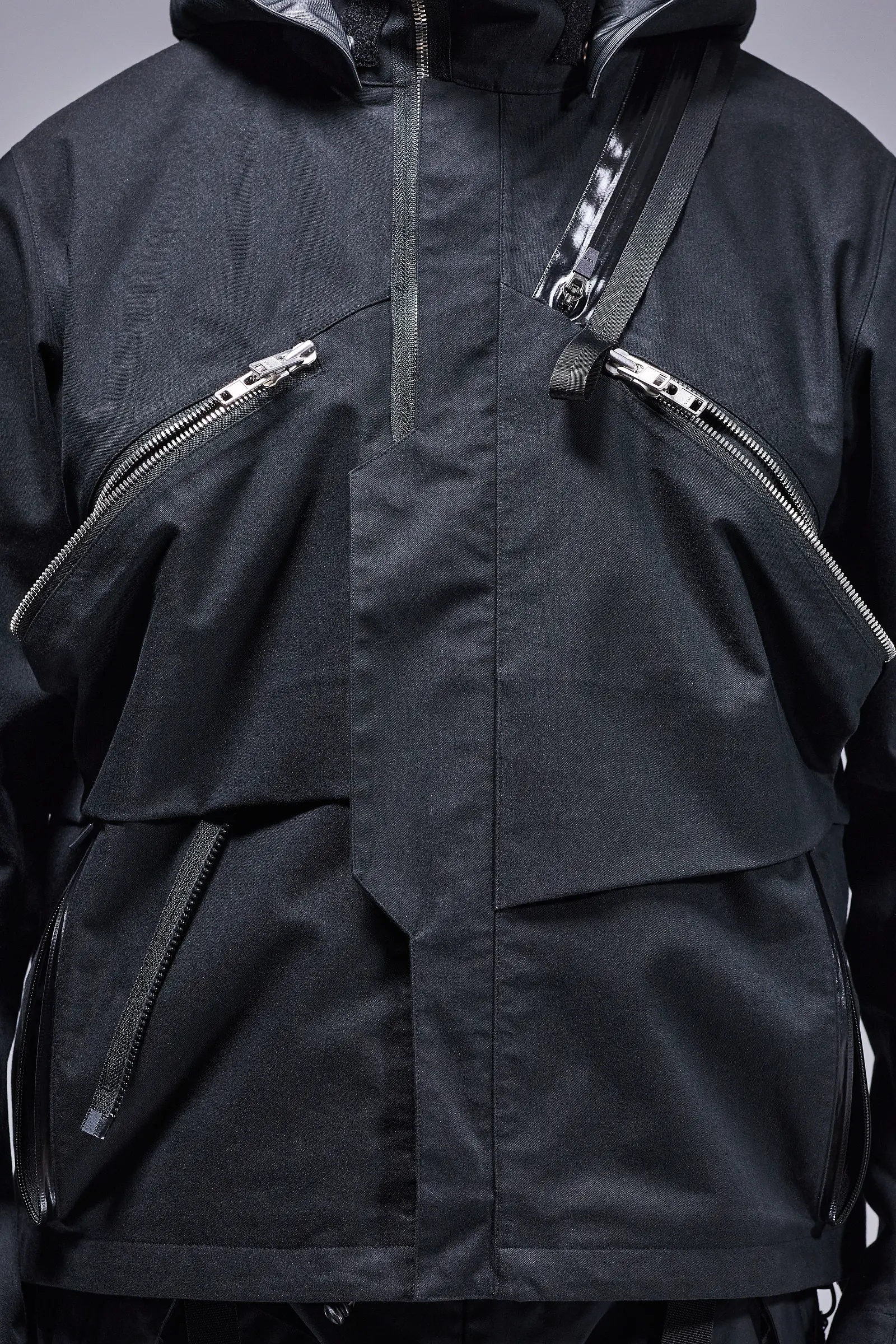 J1WB-BQ 3L Interops Jacket Black - 24