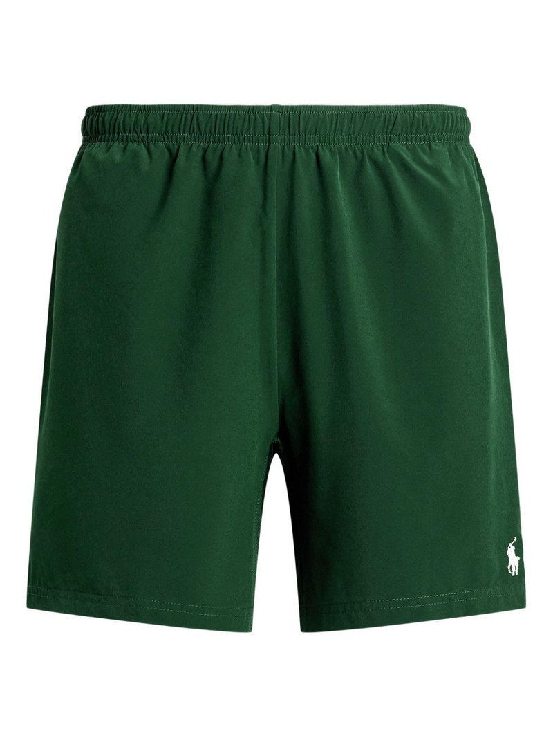 logo-embroidered shorts 1