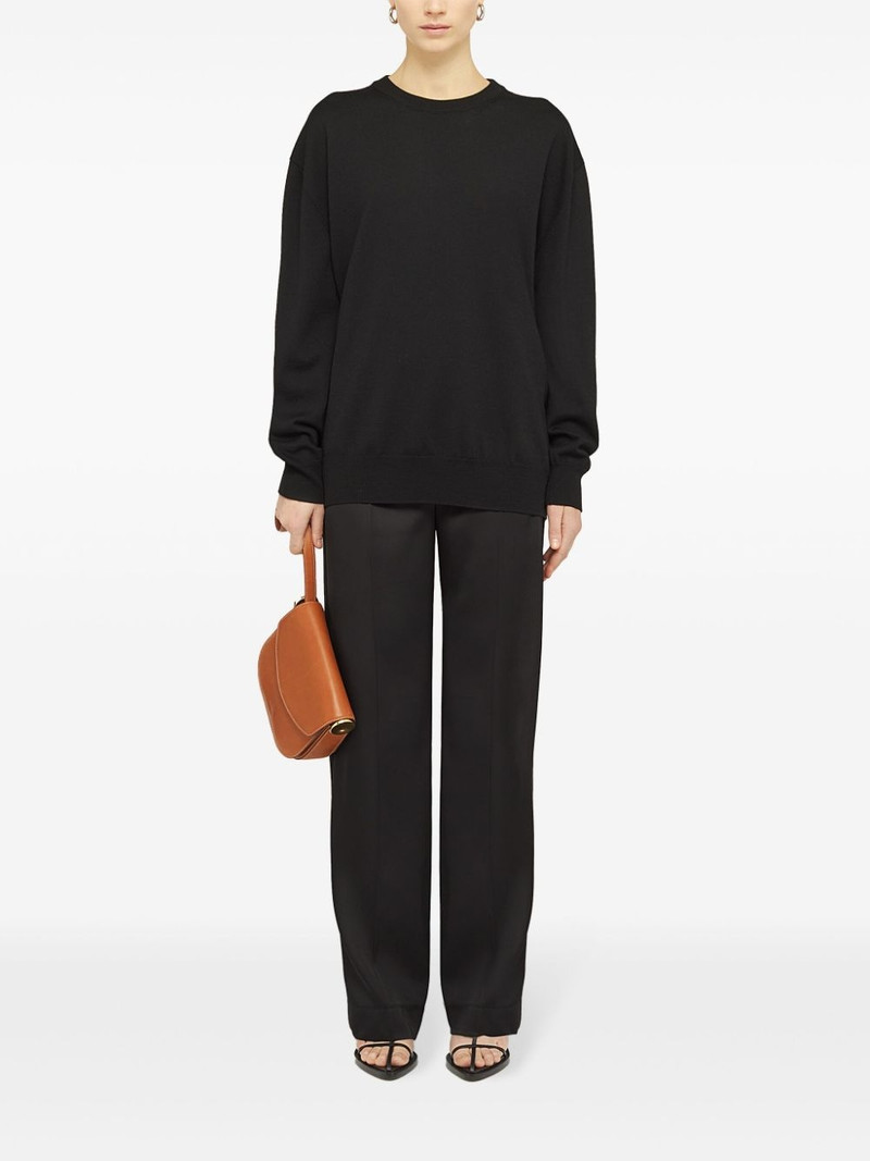 Jil Sander creased straight trousers outlook