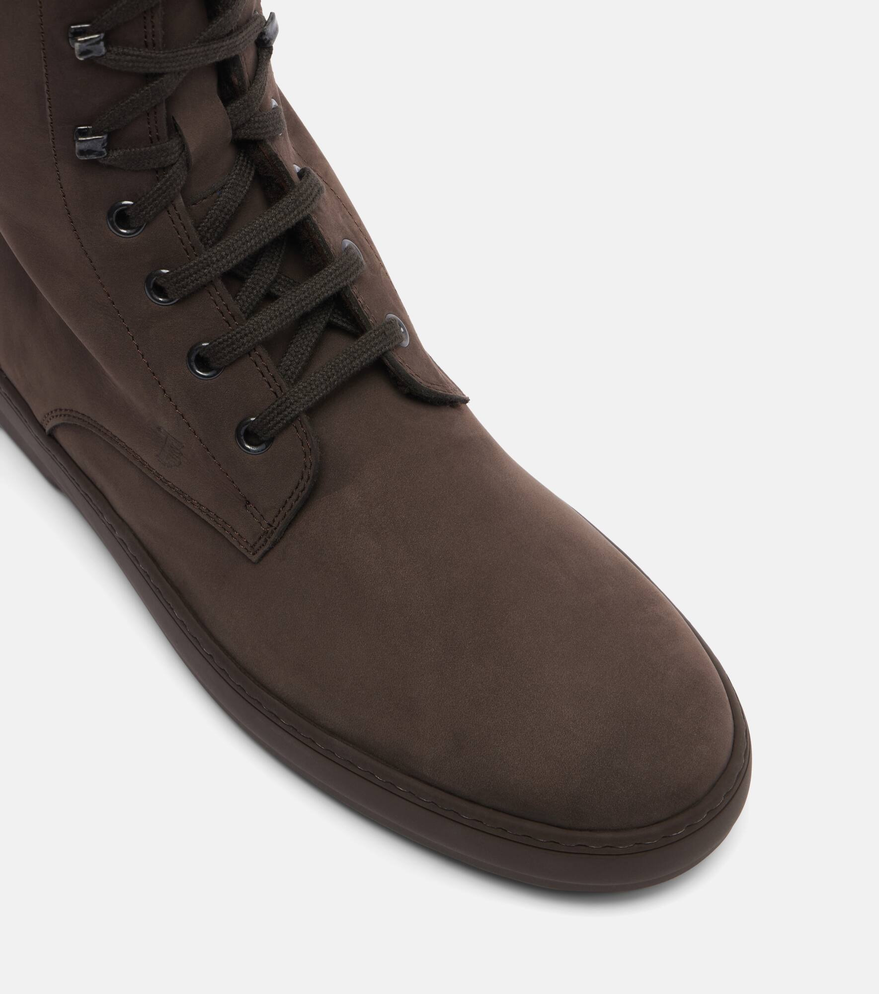Winter Gommino leather lace-up boots - 5