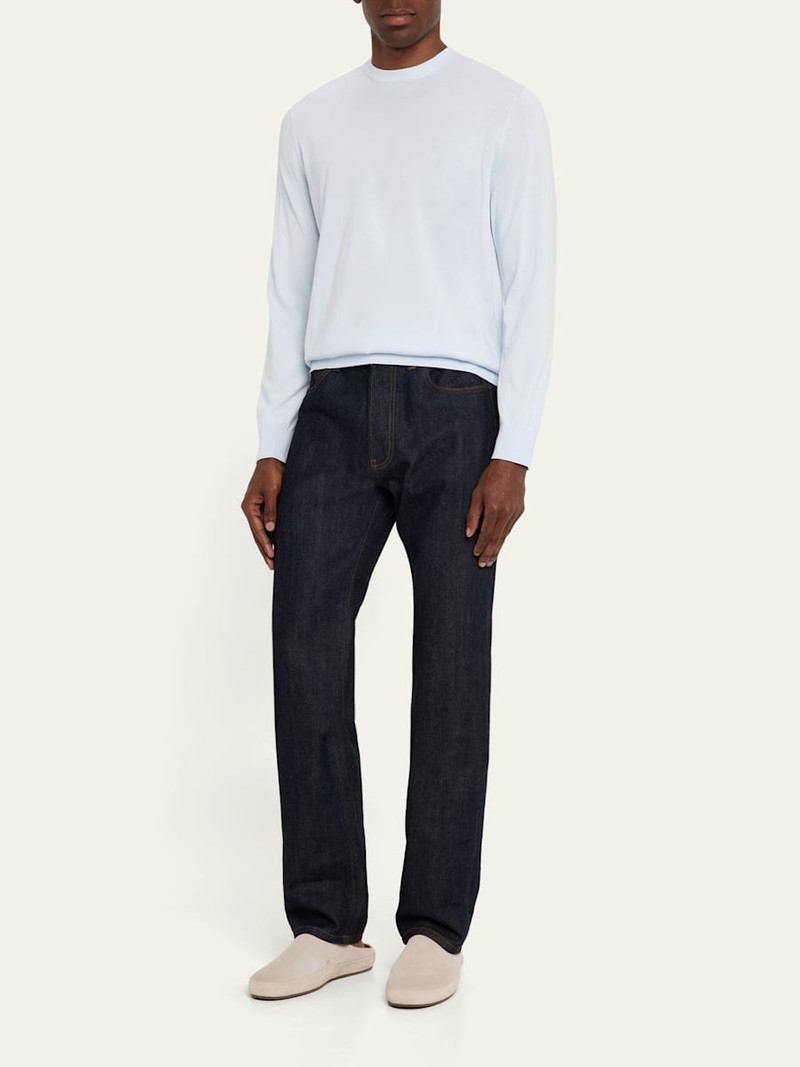 Loro Piana Men's Cotton Crewneck Sweater outlook