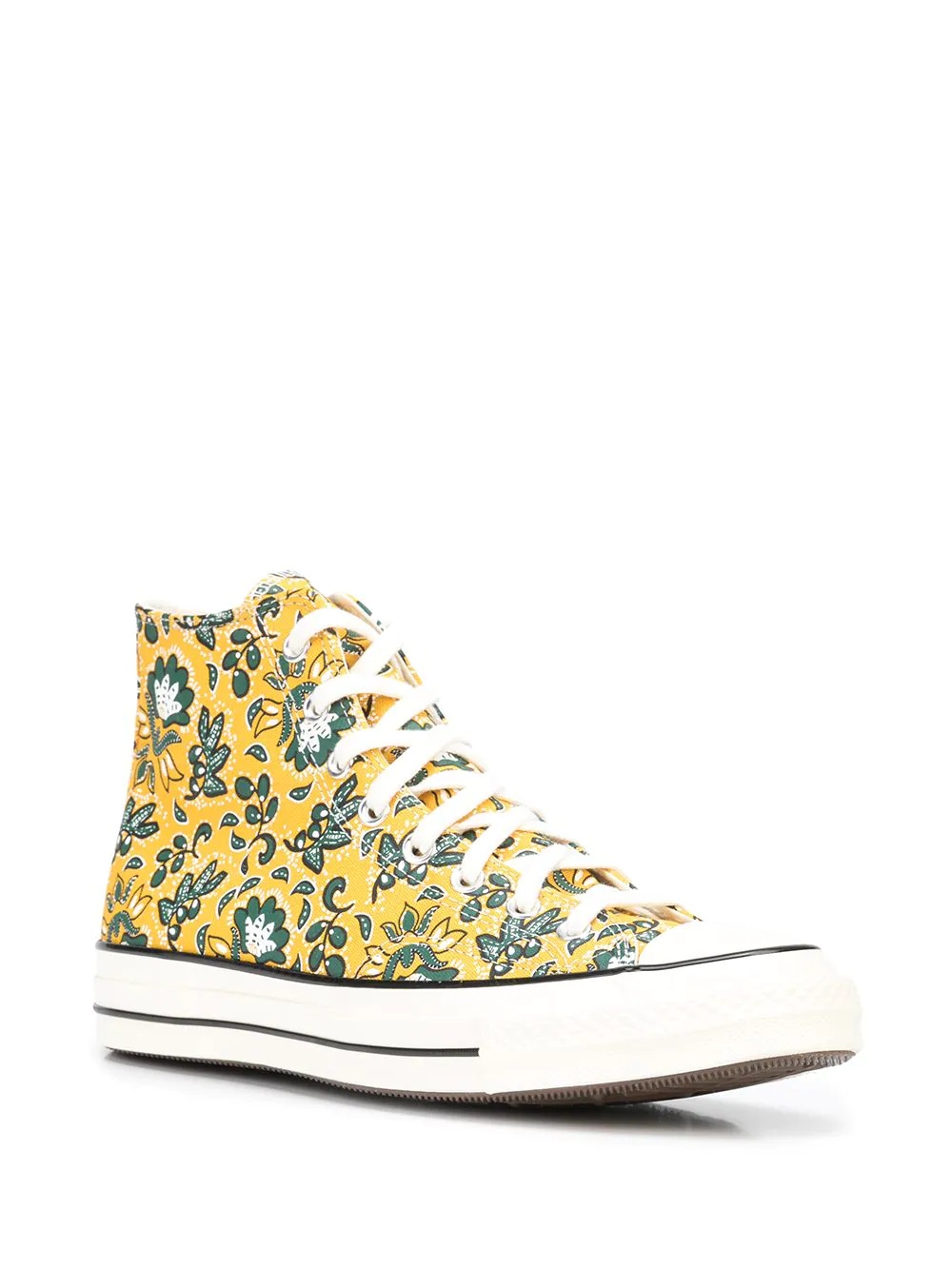 floral-print high-top sneakers - 2