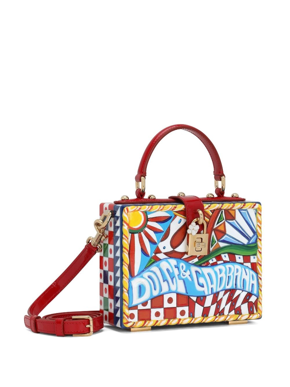 Dolce Box Carretto-print tote bag - 4