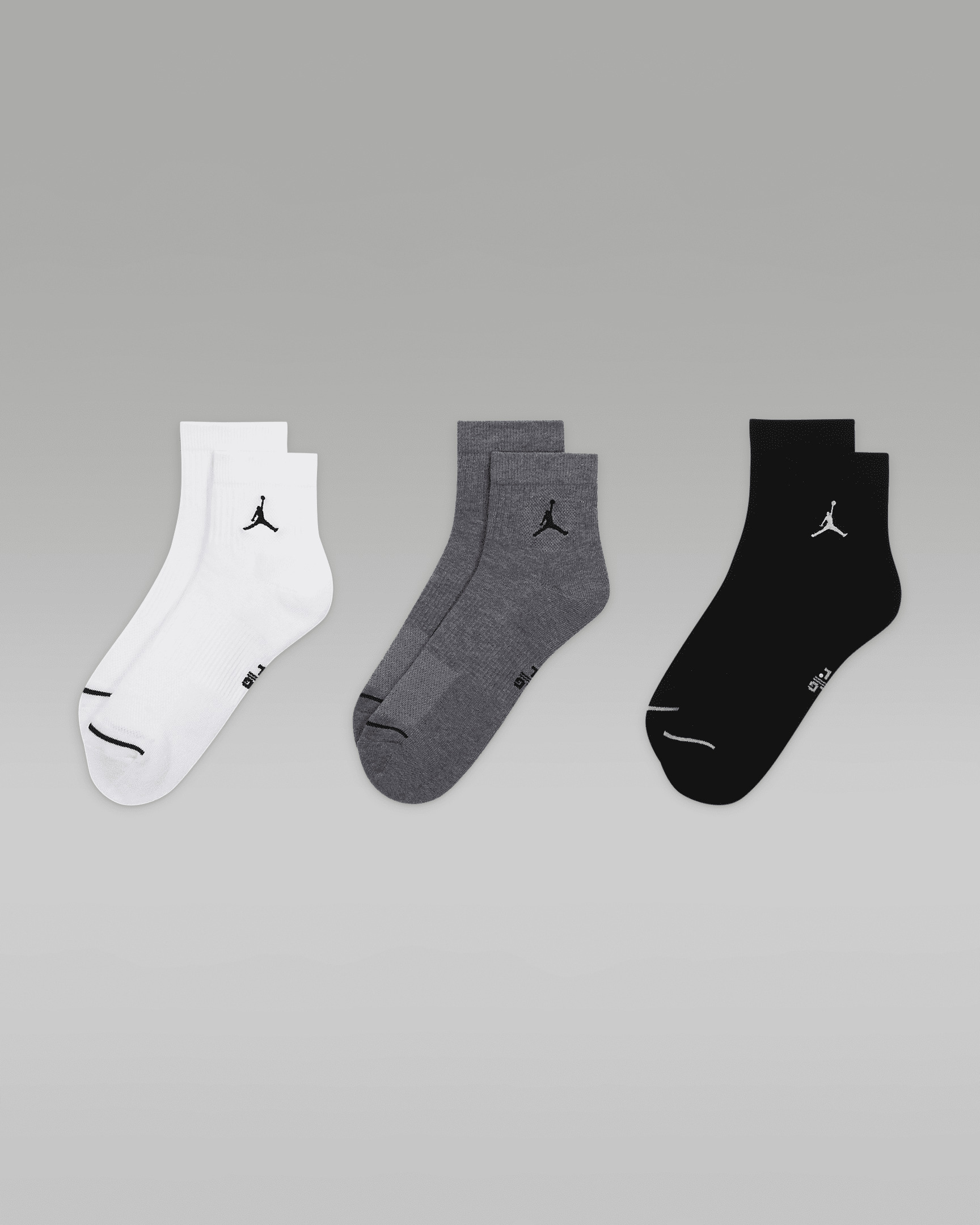 Jordan Everyday Ankle Socks (3 Pairs) - 2