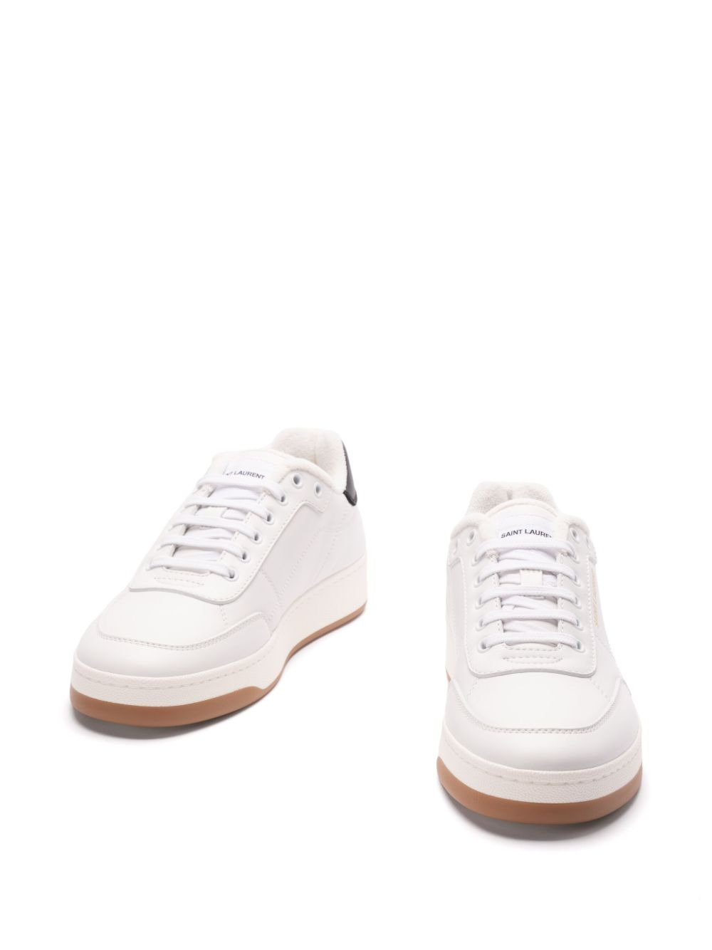 Saint Laurent Men Sl/61 Leather Sneakers - 3