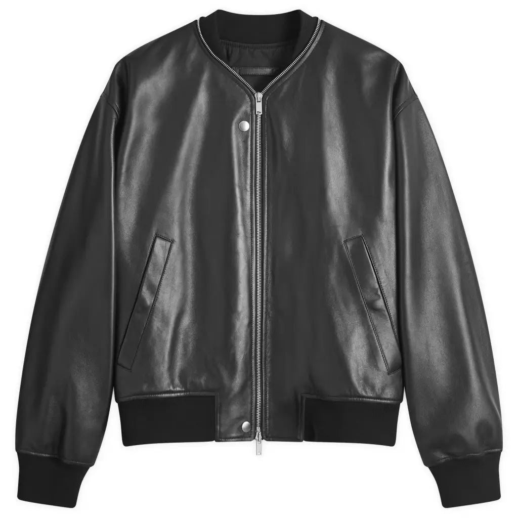 Leather Bomber - 1