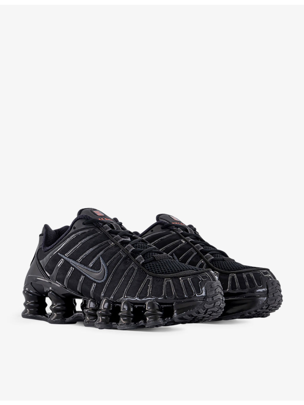 Shox TL leather, mesh and shell low-top trainers - 3