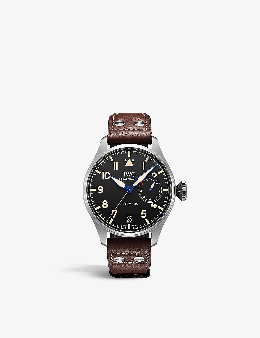 IW501004 Big Pilot's titanium and leather automatic watch - 1