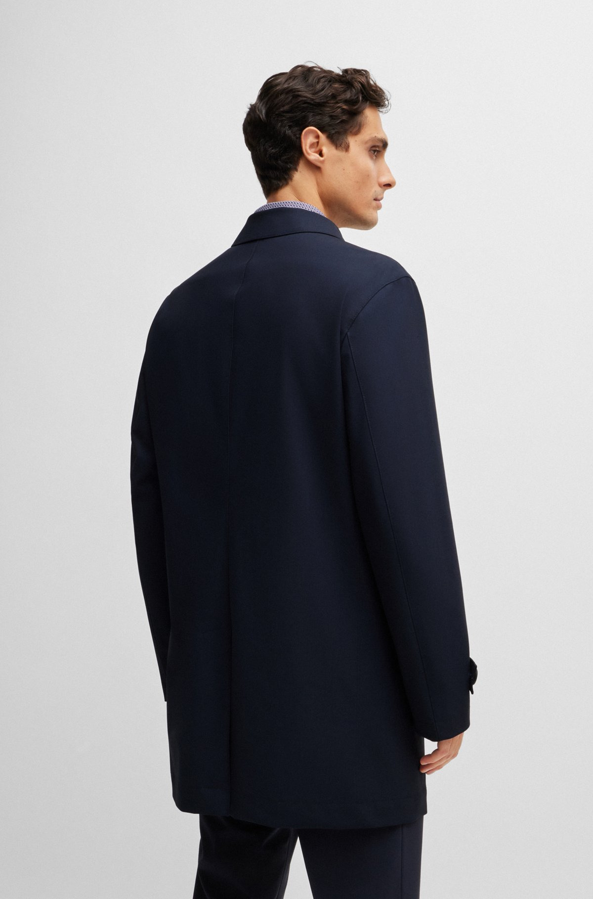 WATERPROOF COAT BLENDED WITH WOOL - 5