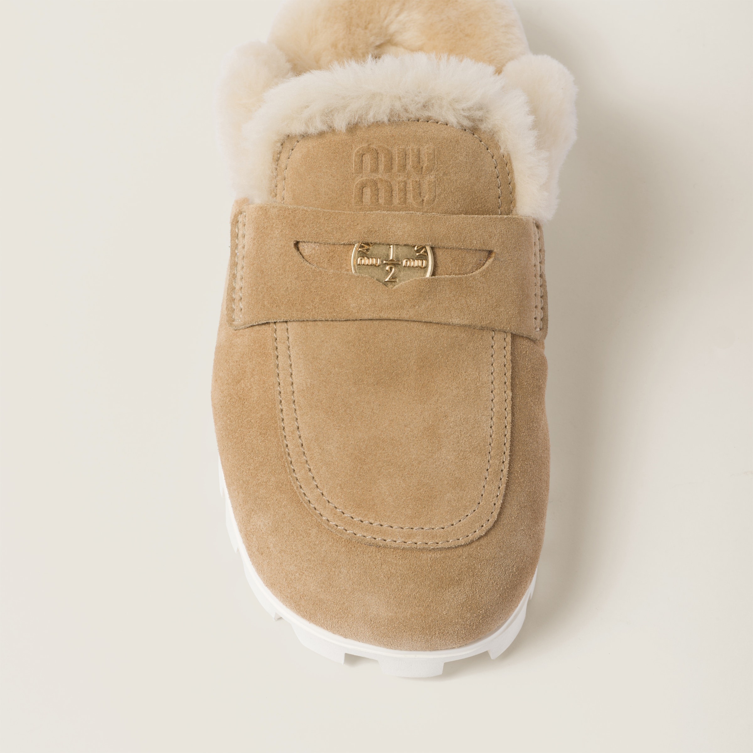 Suede mules - 4