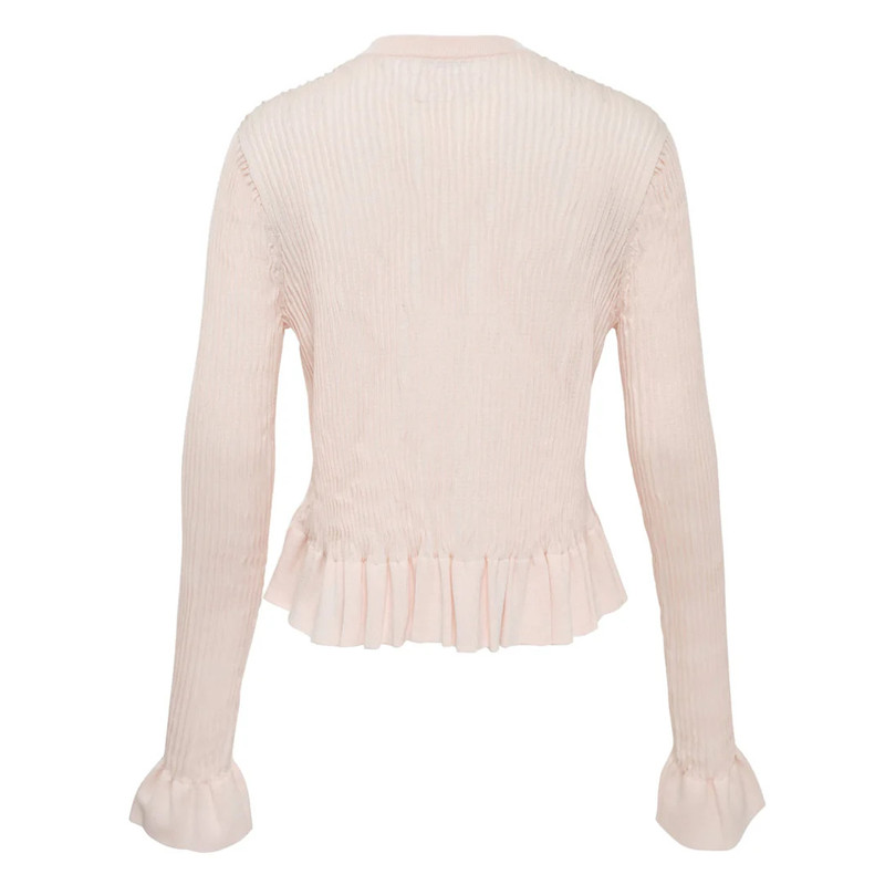 Jil Sander Cardigan With Frill Bottom outlook