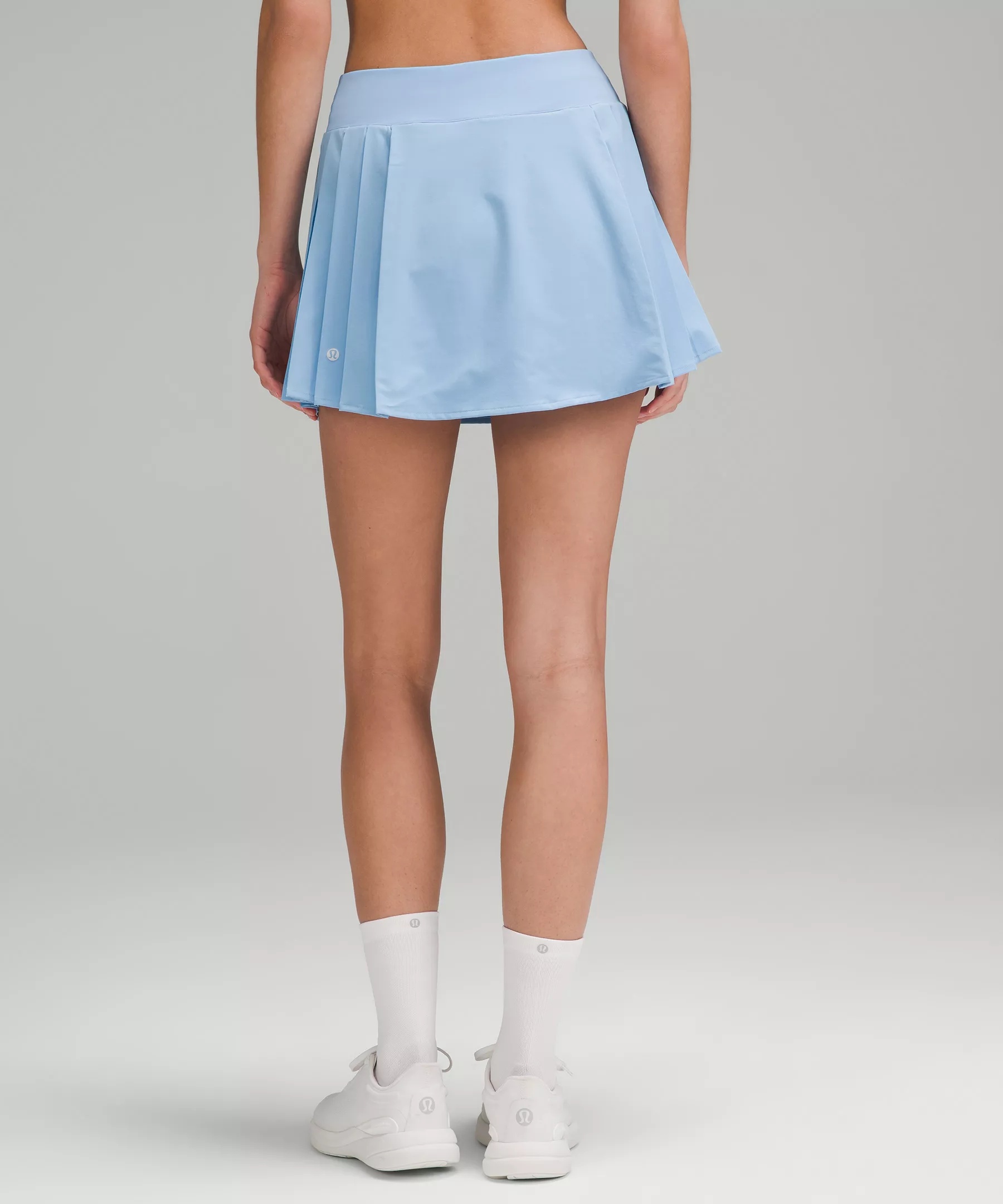 Side-Pleat High-Rise Tennis Skirt - 3