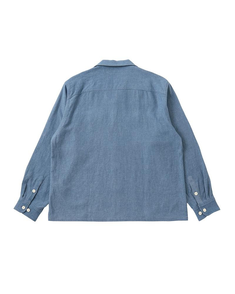 visvim CARROW SHIRT L/S LT.BLUE outlook