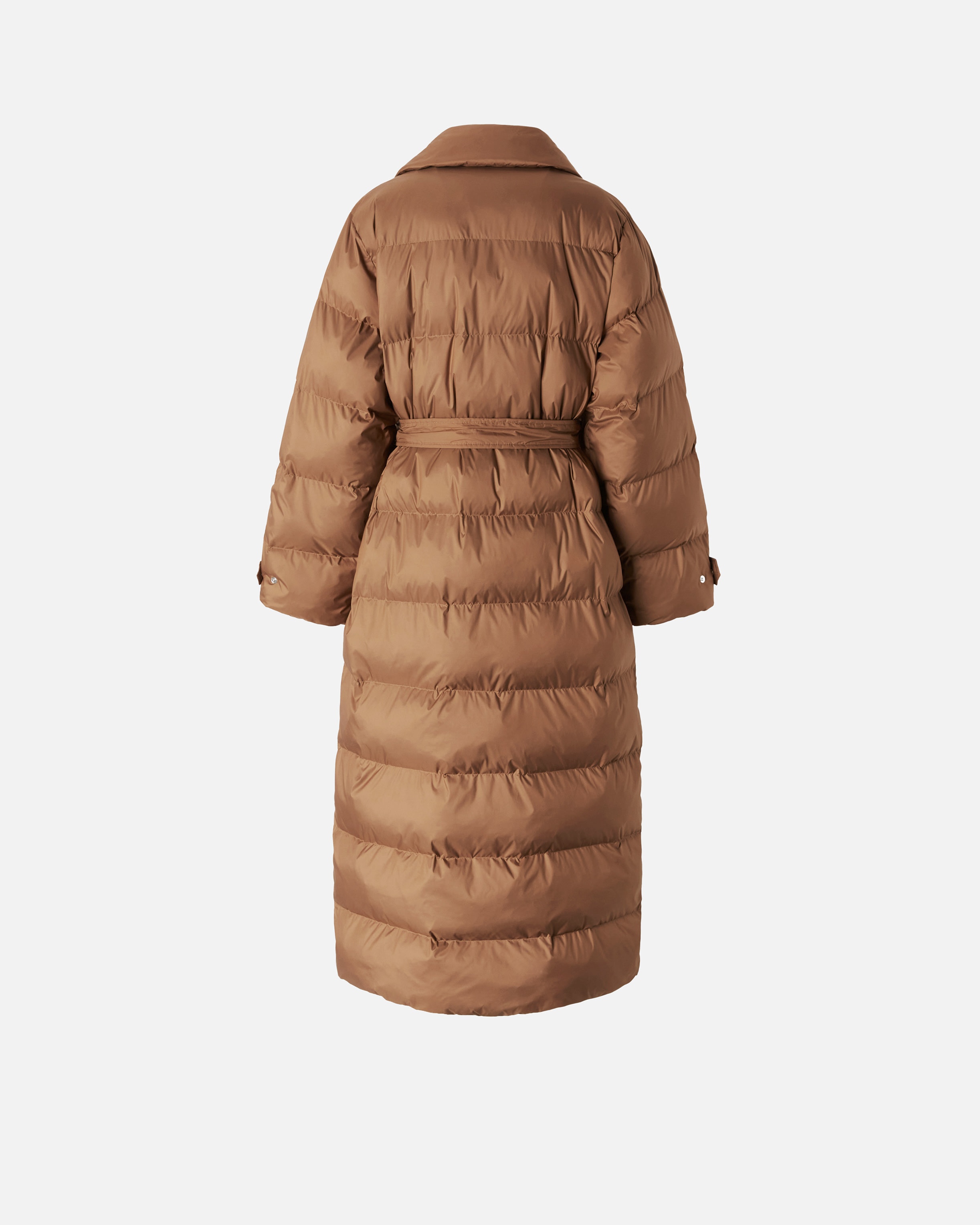 PADDED TRENCH COAT WITH MATCHING BELT - 6