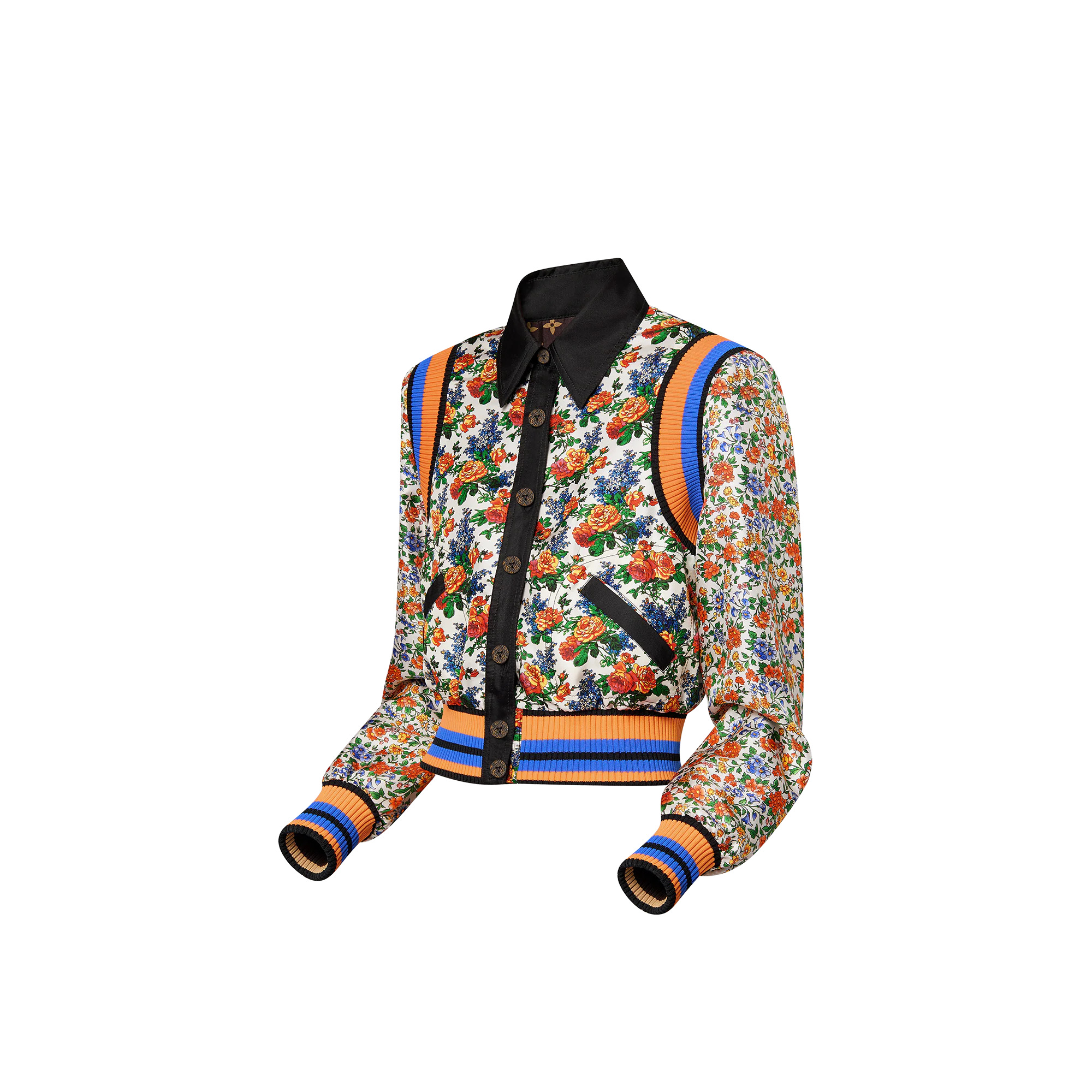 Reversible Mixed Floral Bomber Jacket - 2