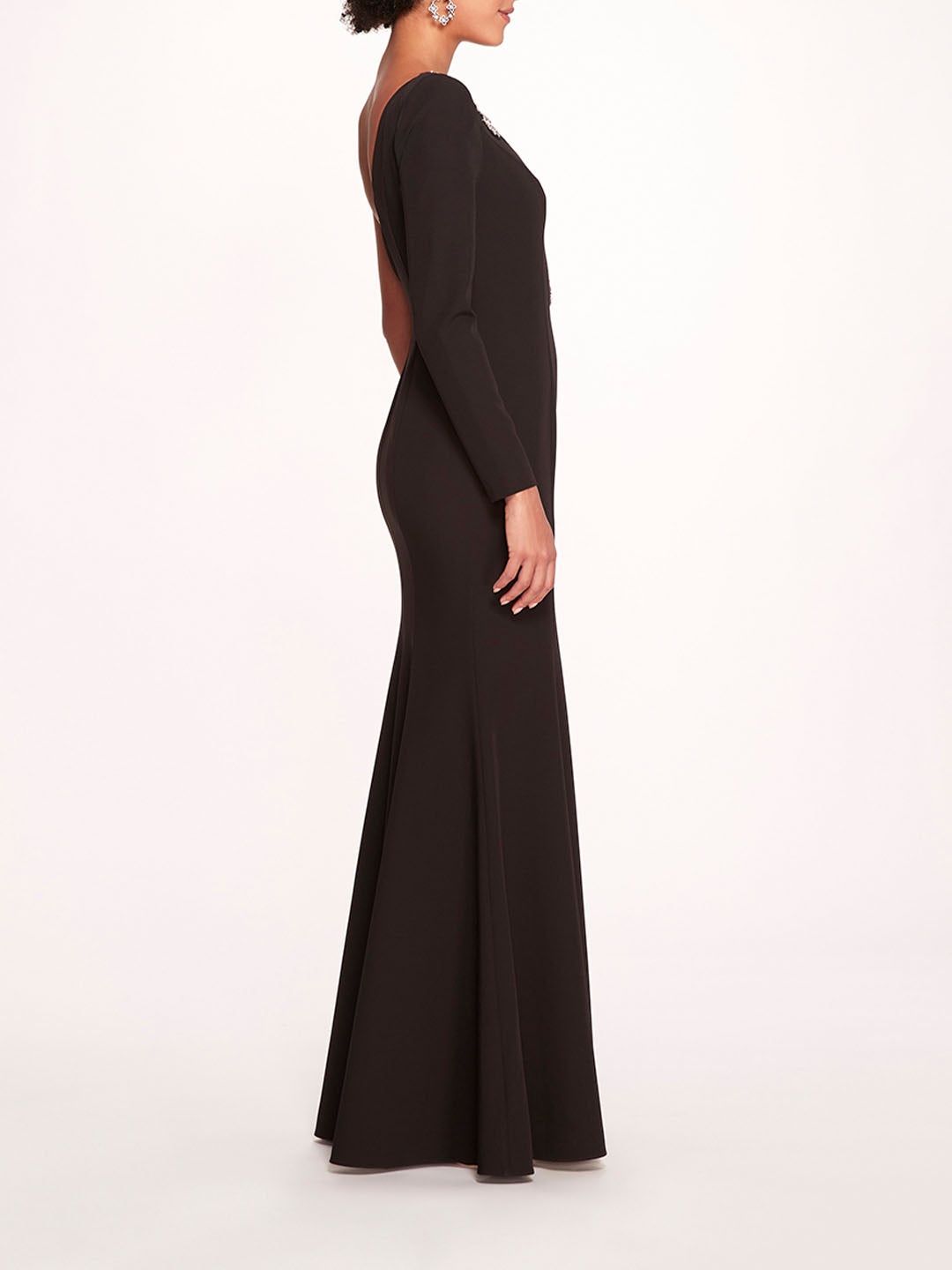 BEADED FLORAL GOWN - 3