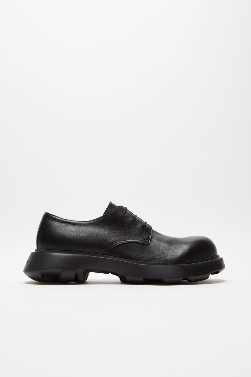 Leather lace-up shoes - Black 1