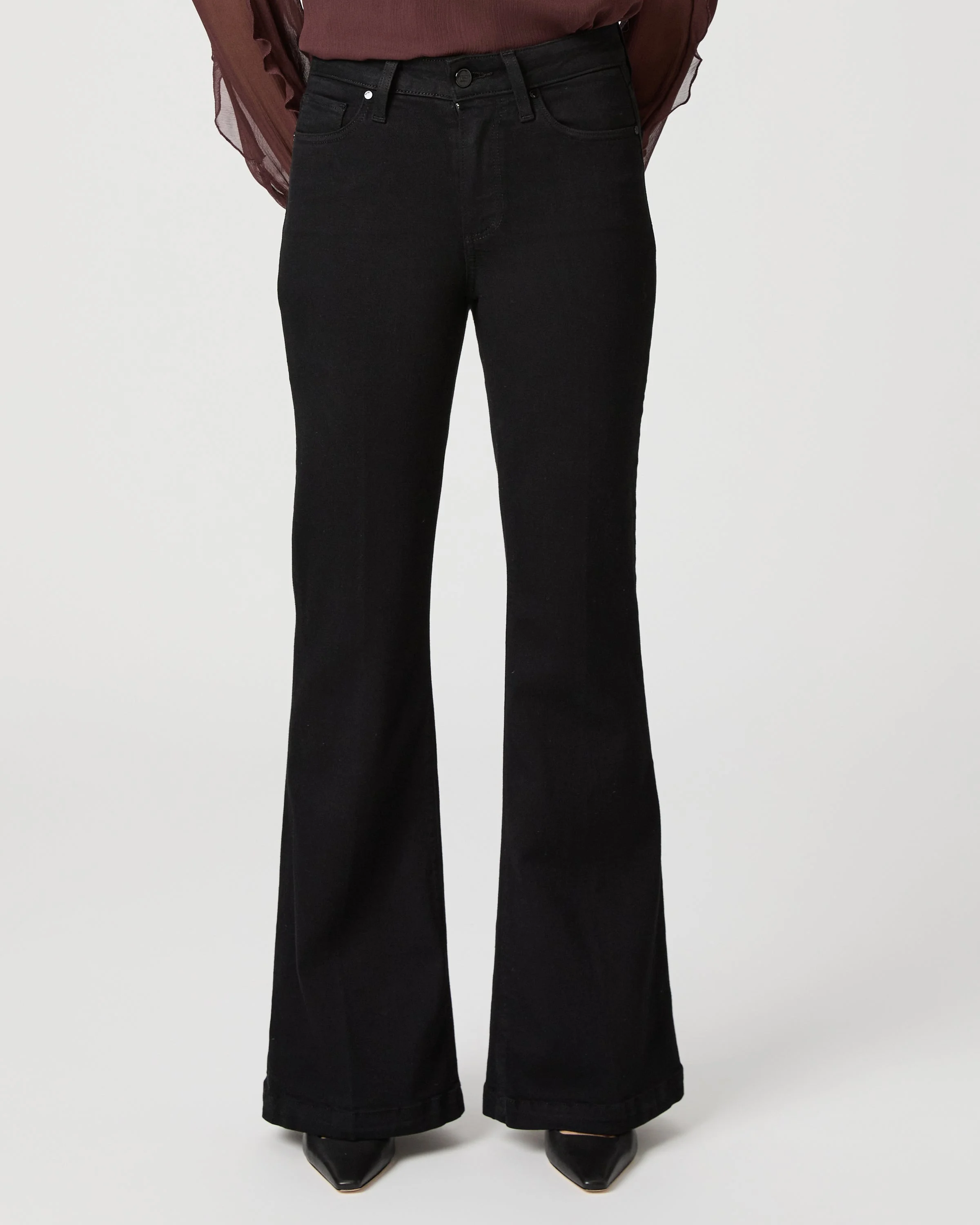 Genevieve Petite Flare Jean - 1