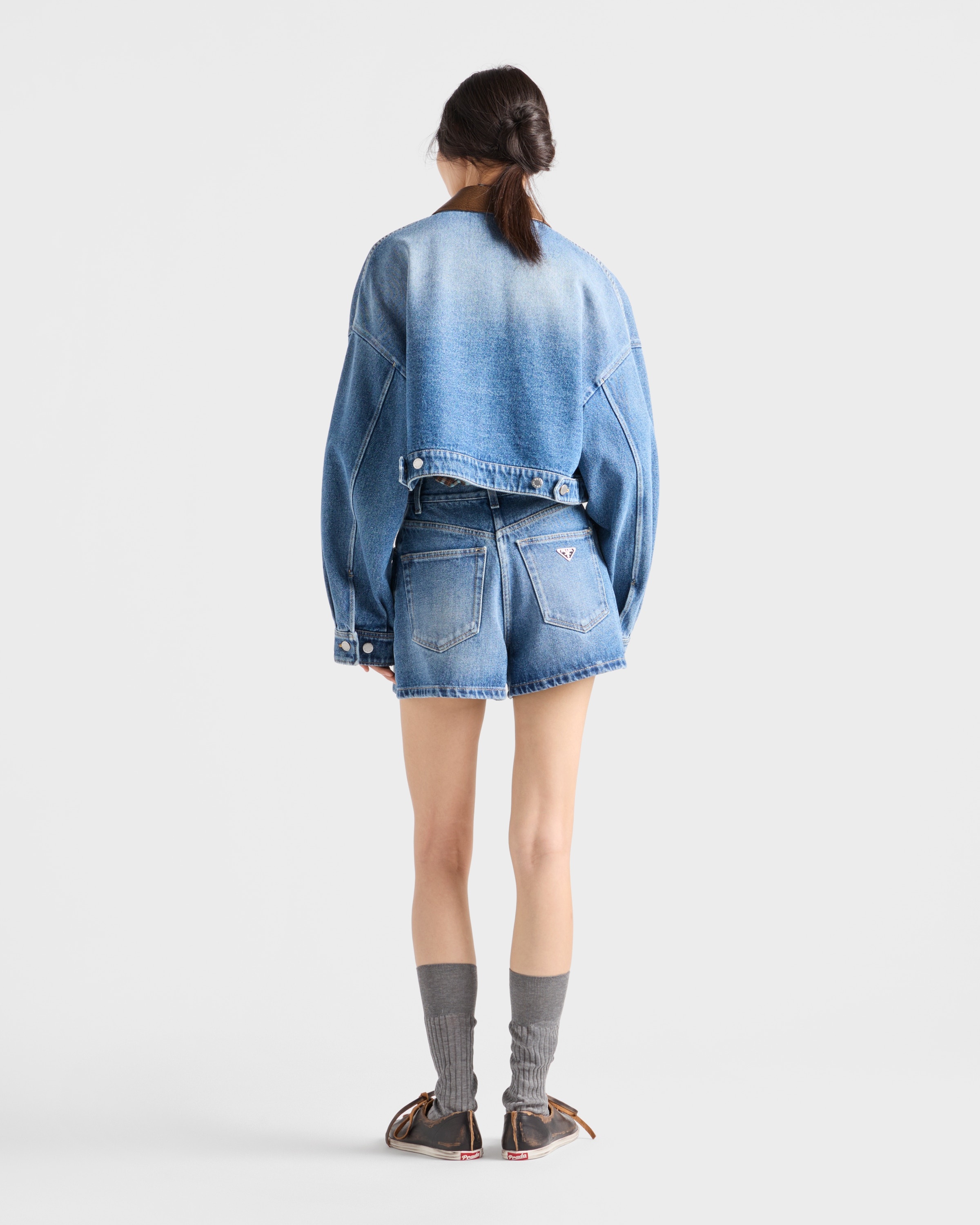 Denim shorts - 5