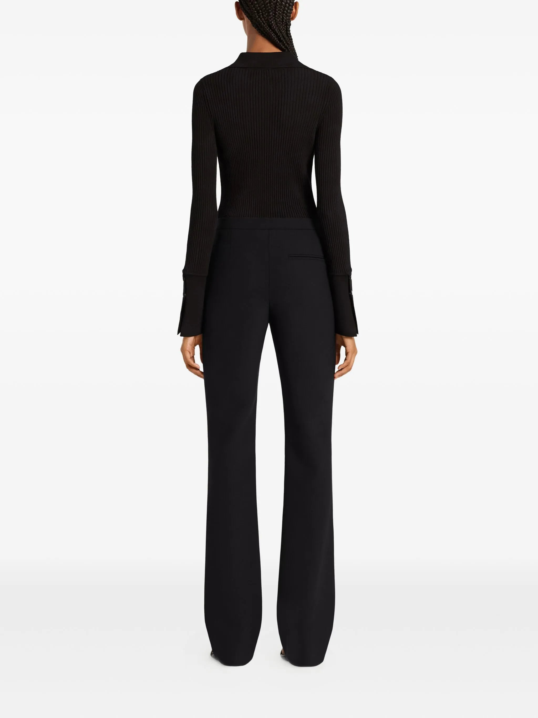 Courrèges Ribbed Polo Top - 3