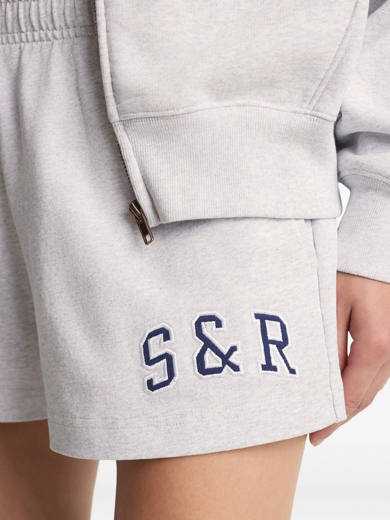 Sporty & Rich Sporty & Rich Elasticated Logo Shorts outlook