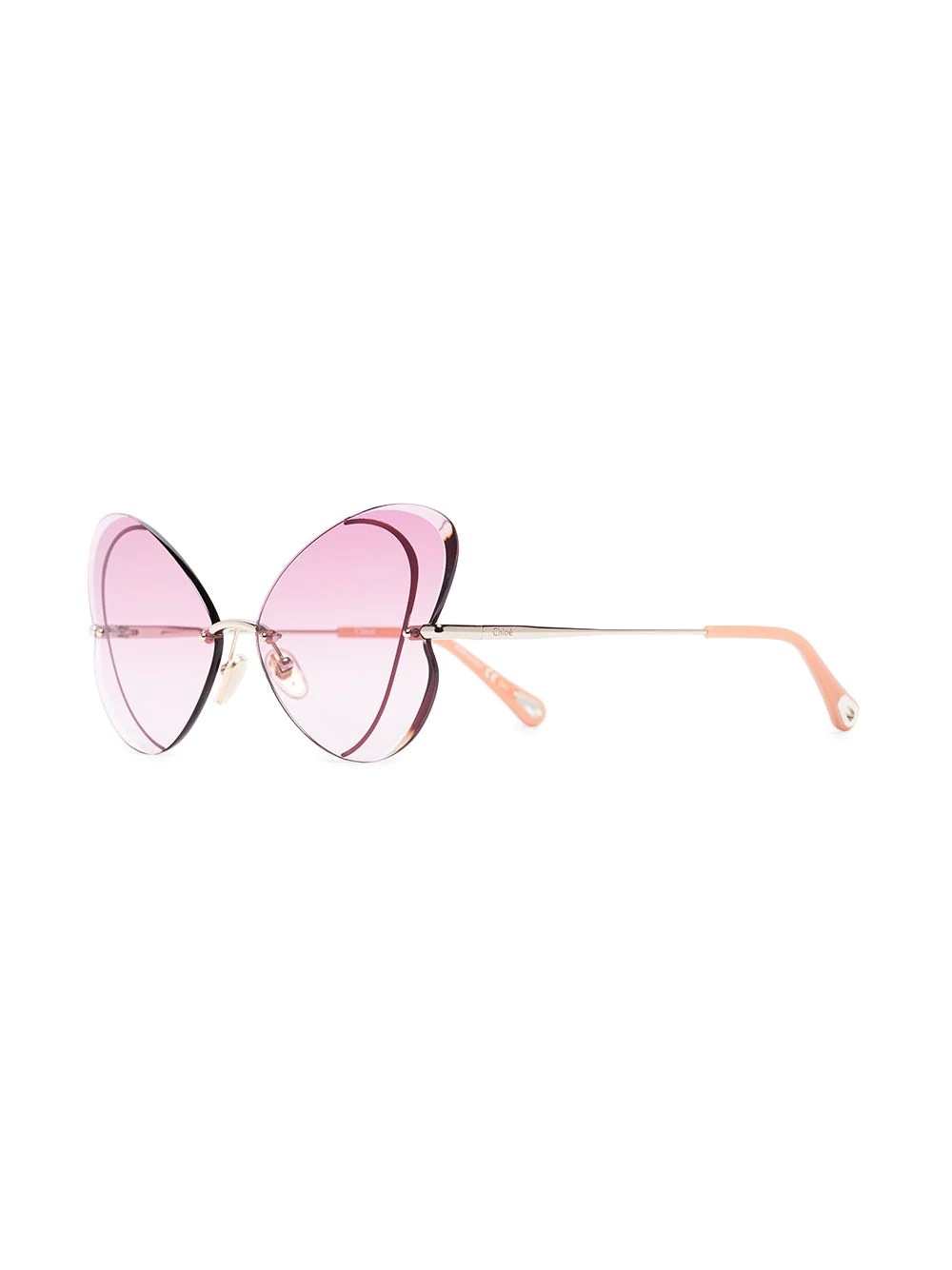 Tayla butterfly-frame sunglasses - 2