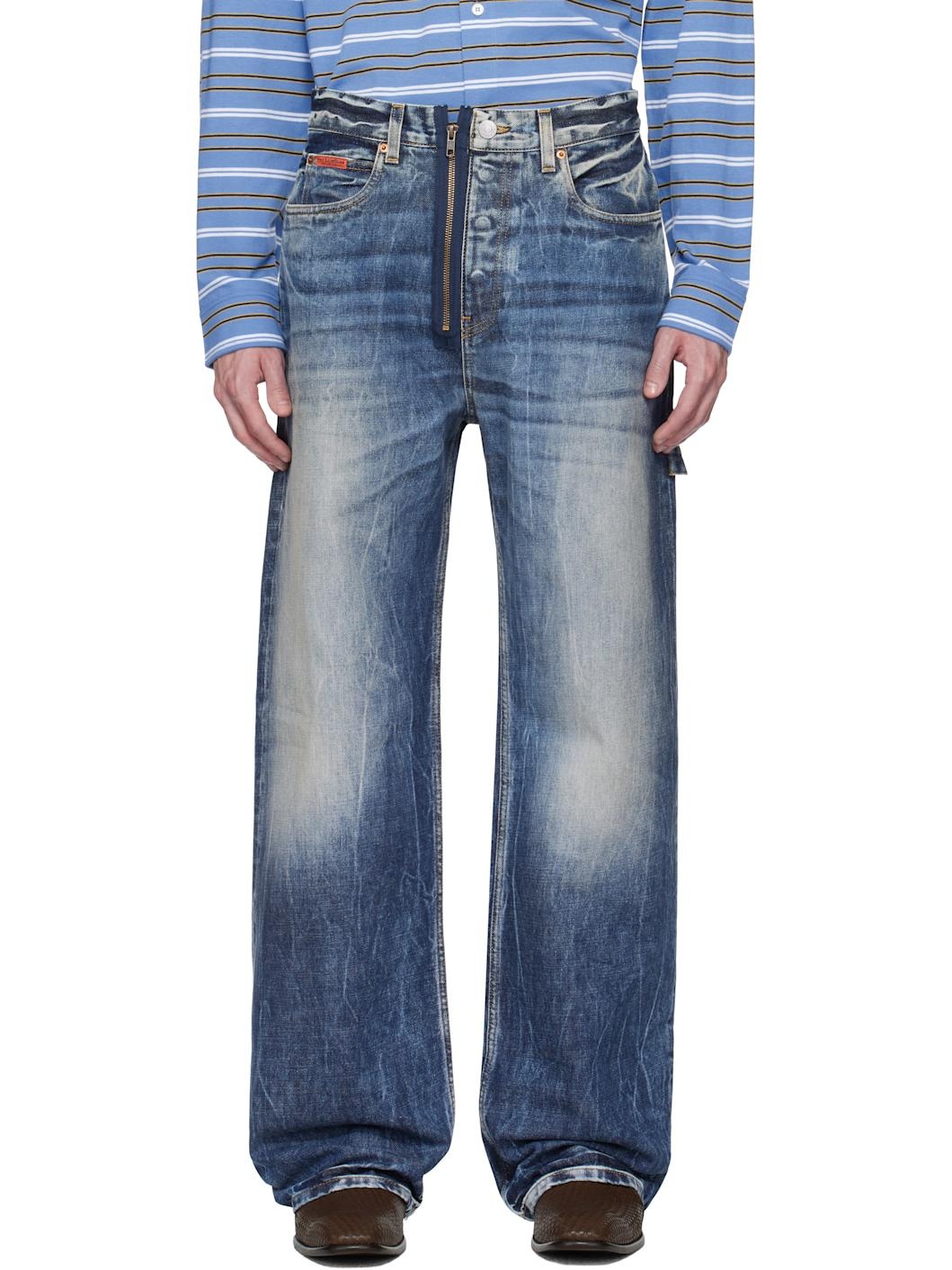 Blue Casual Jeans - 1