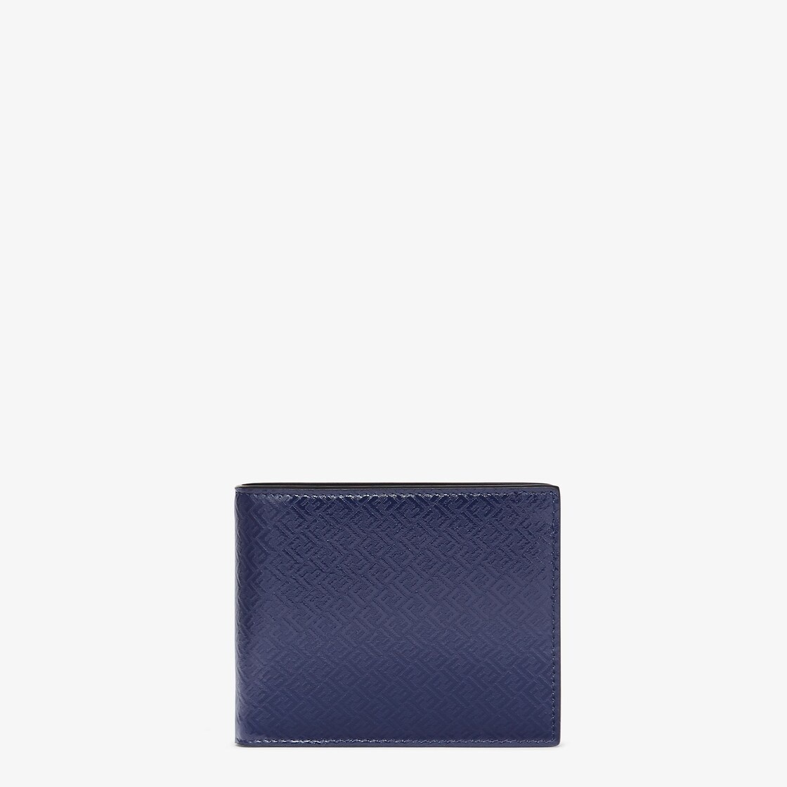 Blue leather bi-fold wallet - 1