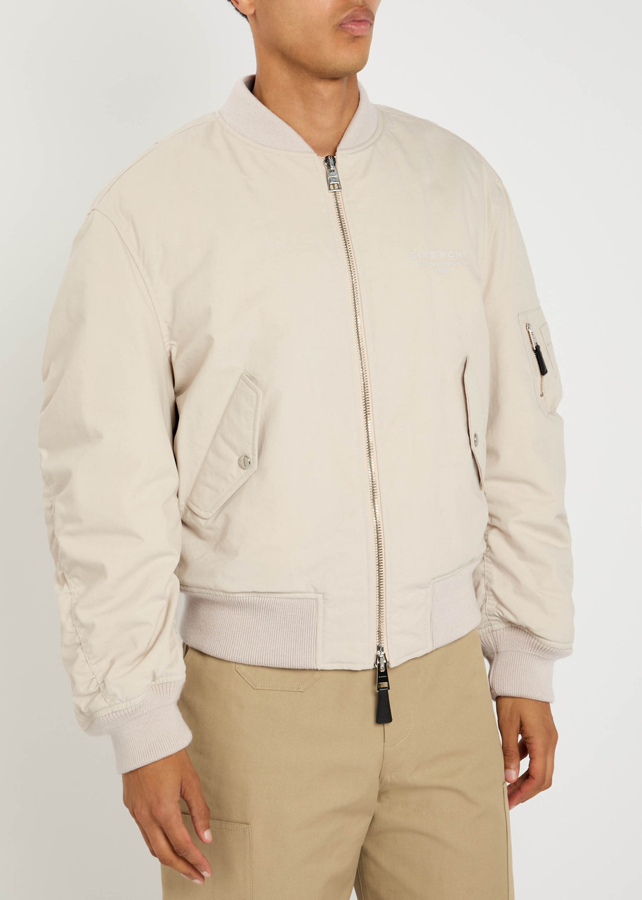 Givenchy Logo Padded Cotton-blend Bomber Jacket - 2