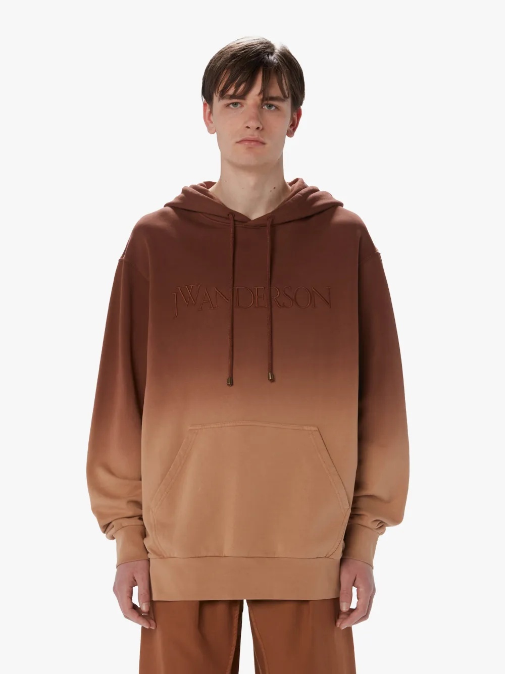 GRADIENT HOODIE WITH LOGO EMBROIDERED - 2